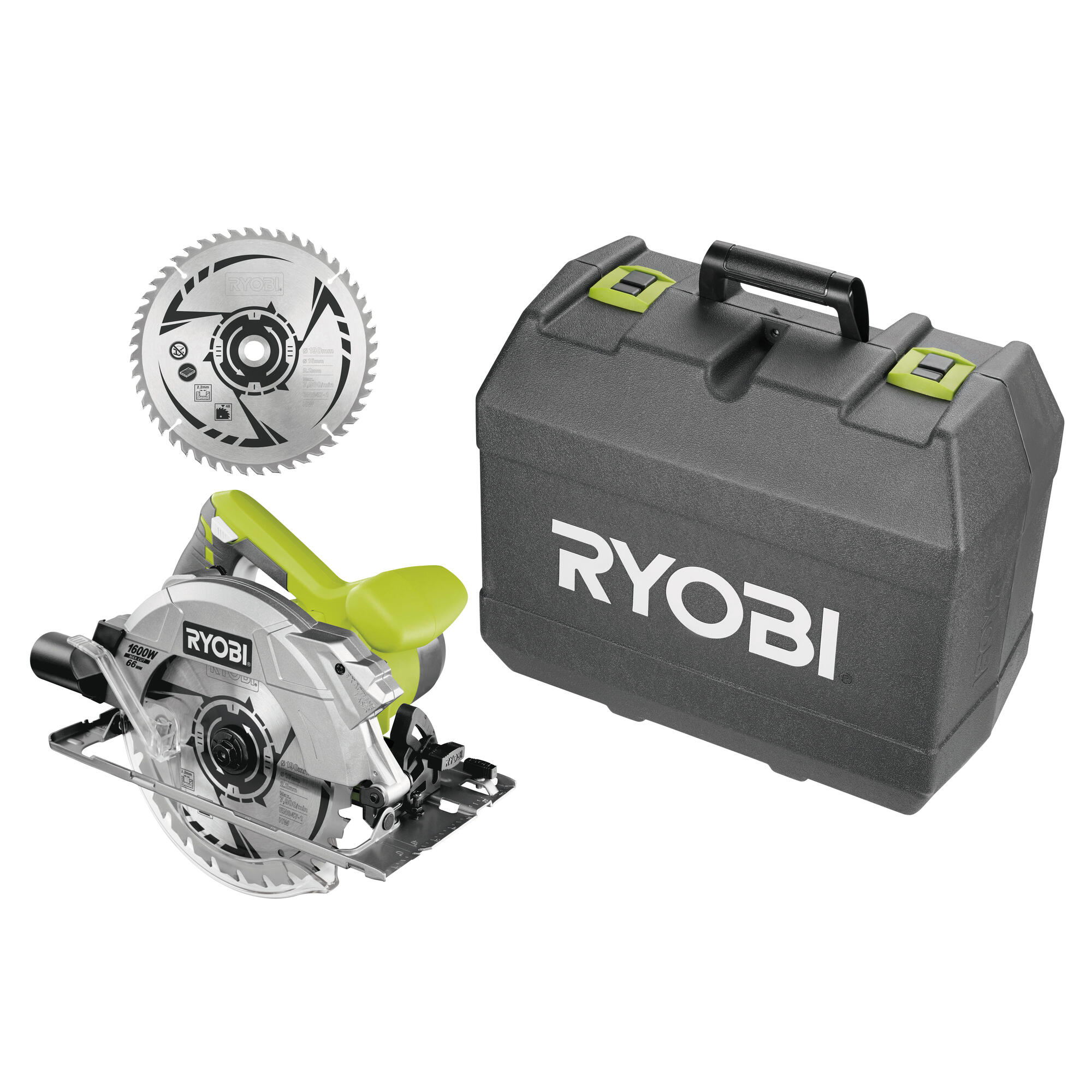 Scie circulaire filaire RYOBI RCS1600K2B, 1600W, 190 mm - 3