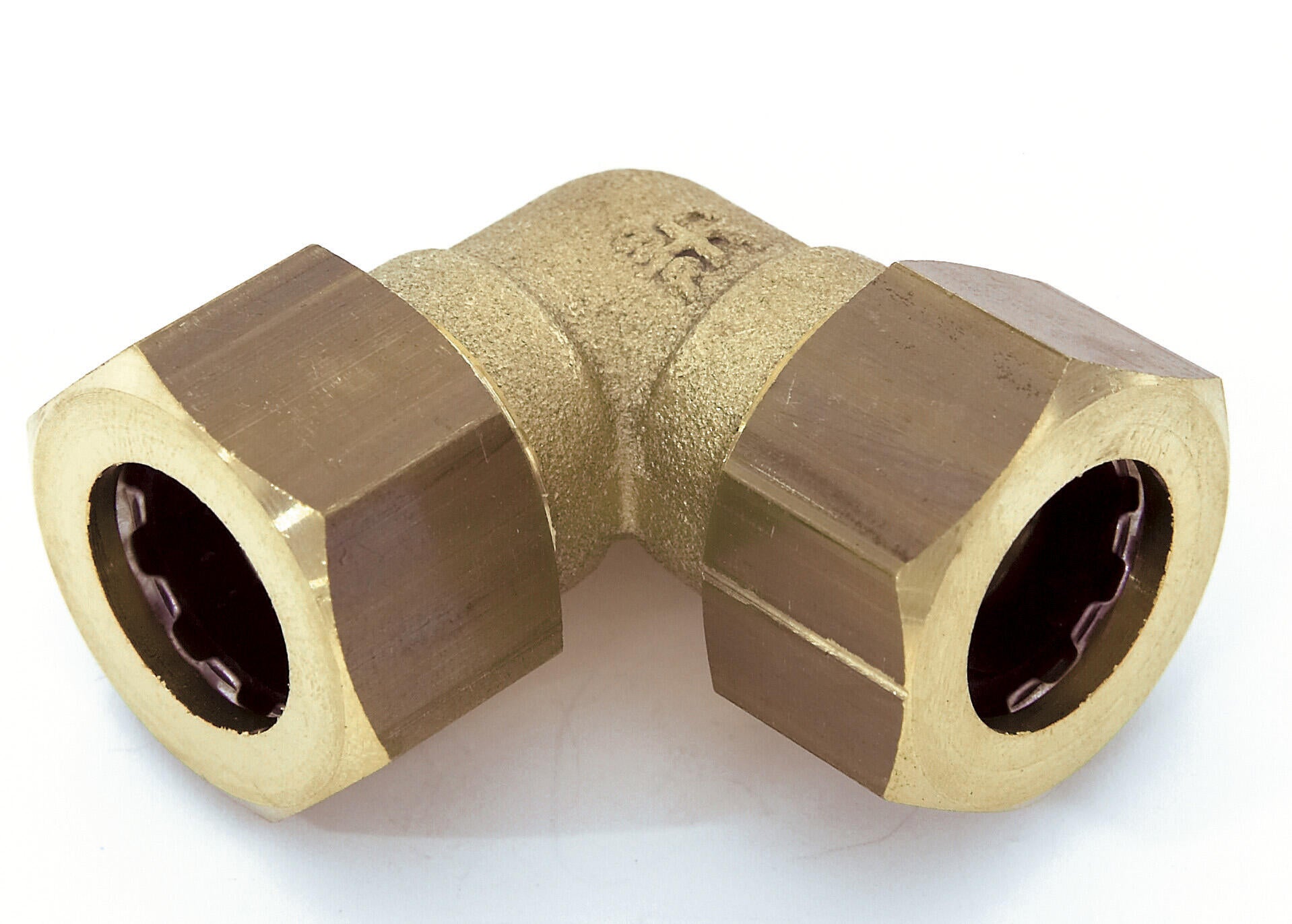 Coude 90° instantané laiton D12 pour tube en cuivre - 3