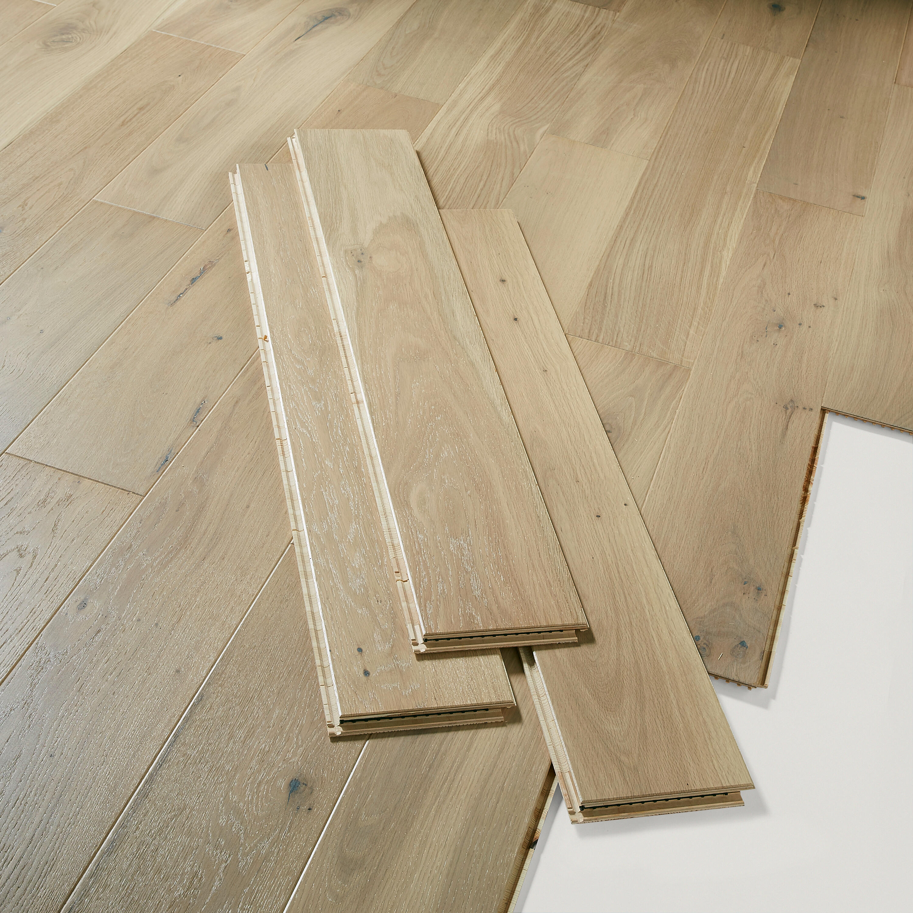 Echantillon parquet contrecollé ARTENS Line, XXL, chêne naturel vitrifié - 8