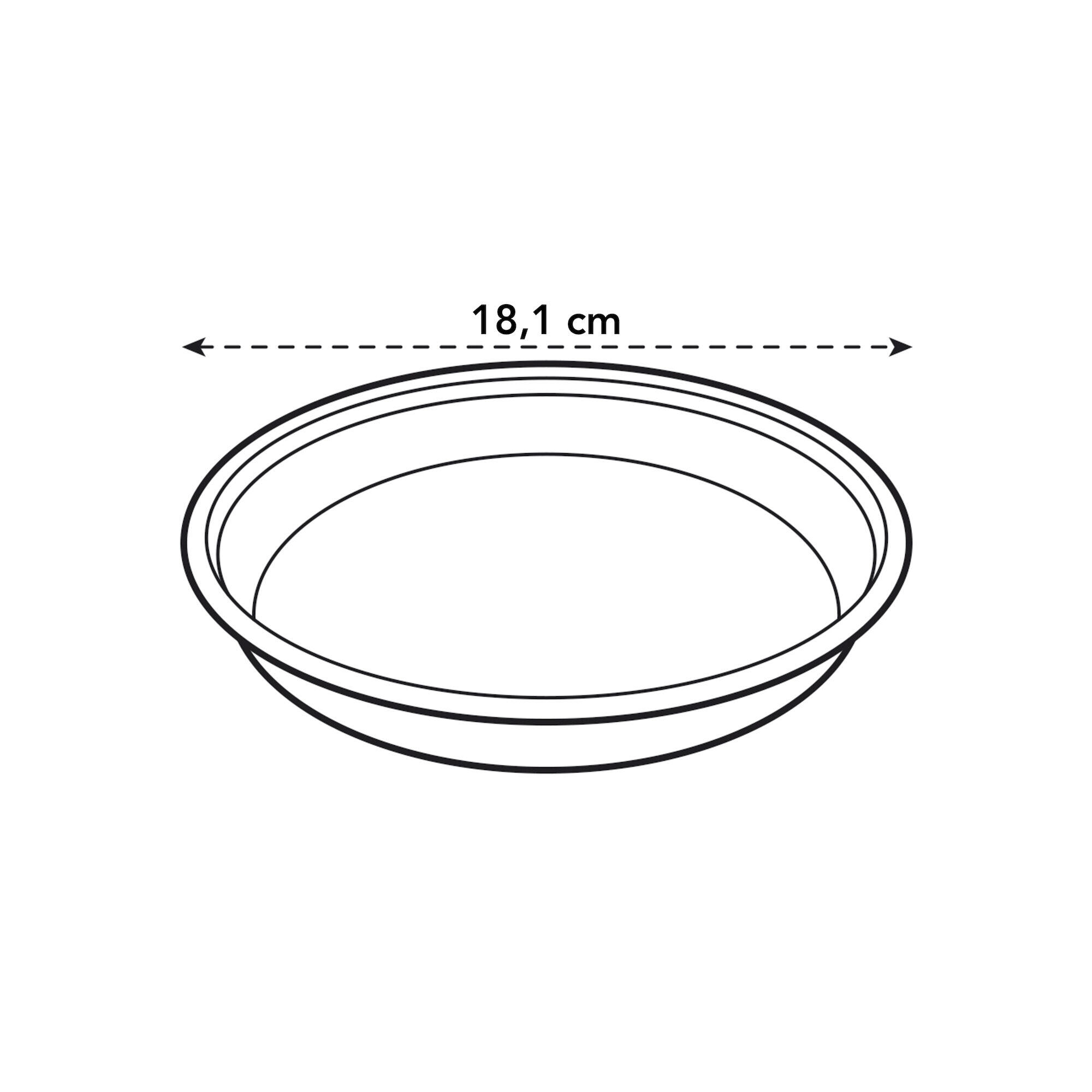 Soucoupe plastique ELHO Diam.18.1 L.18.1 x l.18.1 x H.2.7 cm transparent - 2