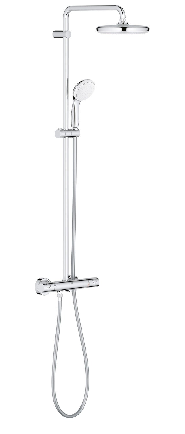Colonne de douche avec robinetterie chrome, GROHE, Vitalio System Clova 210 thm