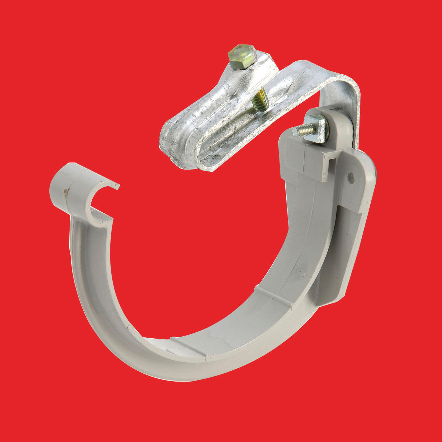 Support de gouttière développé 25 sur patte couverture ondulée gris pvc - 3