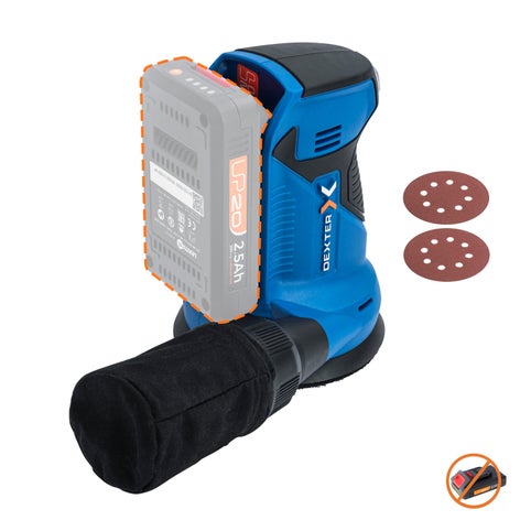 Έκκεντρο τριβείο 125mm SOLO 20V DEXTER 20UP