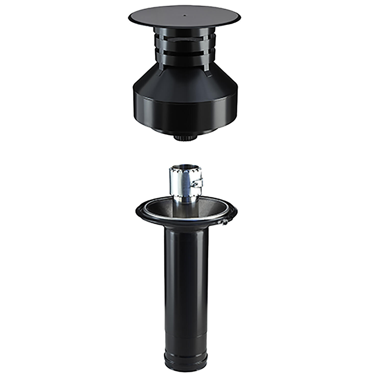 POUJOULAT - Kit d'adaptation pour sortie de toit PGI, diamètre 230
