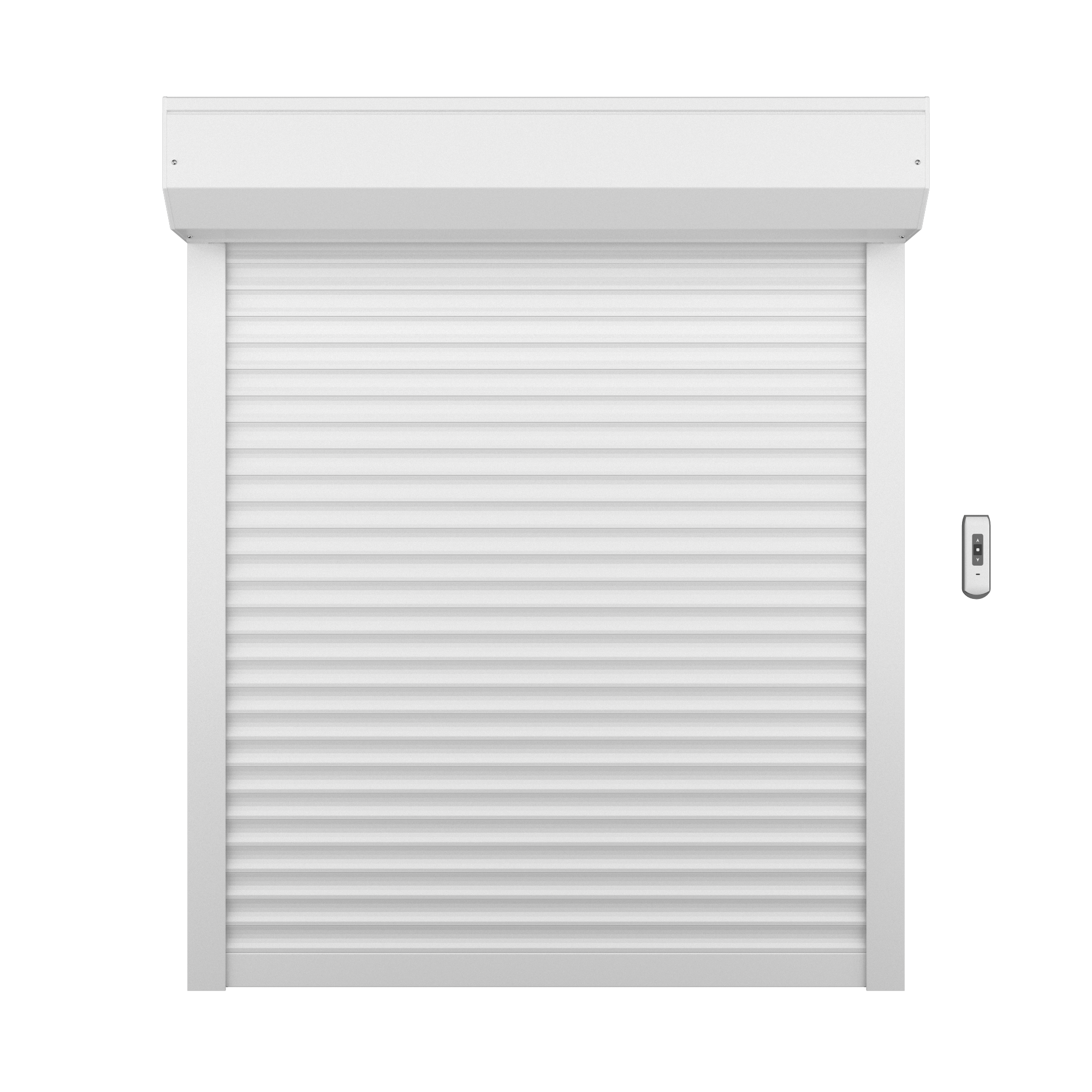Volet roulant électrique alu. isolé blanc motorisé radio, H.160 x l.120 cm - 3