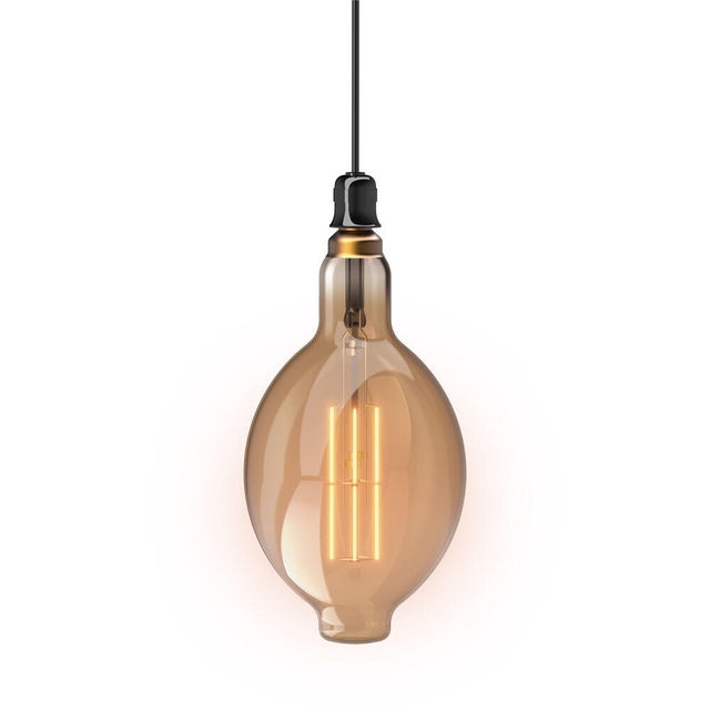 Ampoule led décorative, ovale E27, 800lm = 60W, blanc très chaud, dimmable, XANL