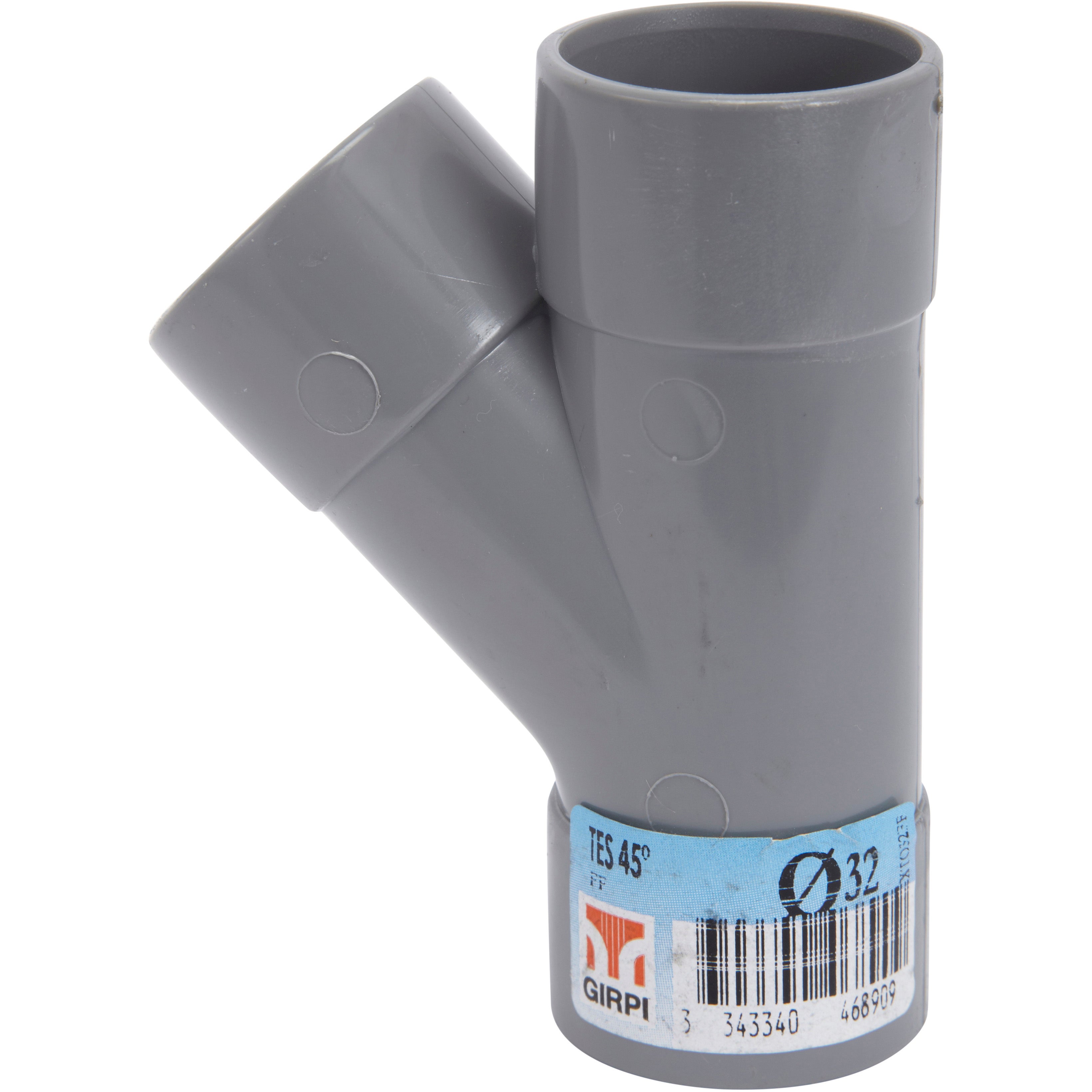 Culotte de branchement 45° en pvc à coller, femelle / femelle, D.32 - 2