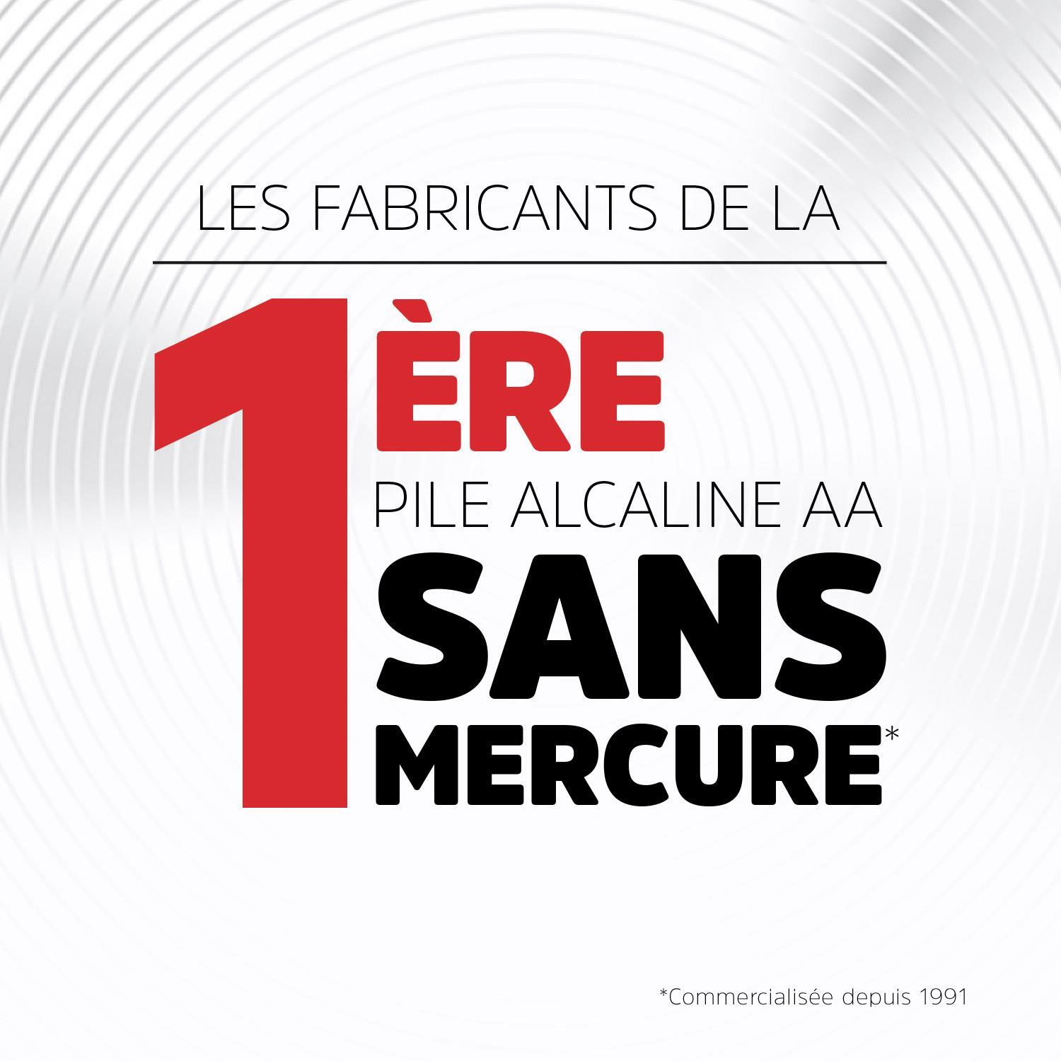 Lot de 4 piles lr03 aaa, ENERGIZER - 8