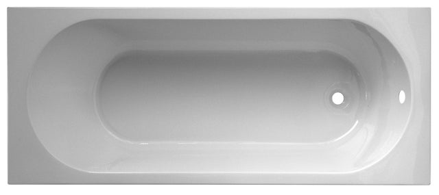 Baignoire rectangulaire L.170x l.70 cm blanc Nerea