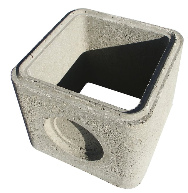 Rehausse BT30 Béton, 30x30x25 cm