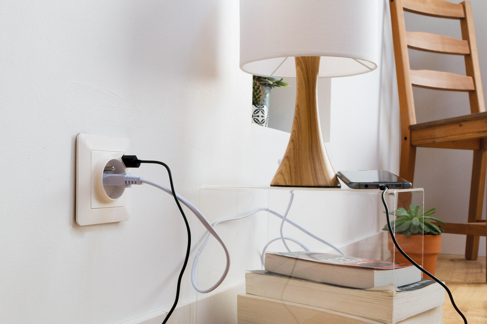 Prise avec terre 2 prises + 2 usb complet 16A ARTEZO, blanc - 6