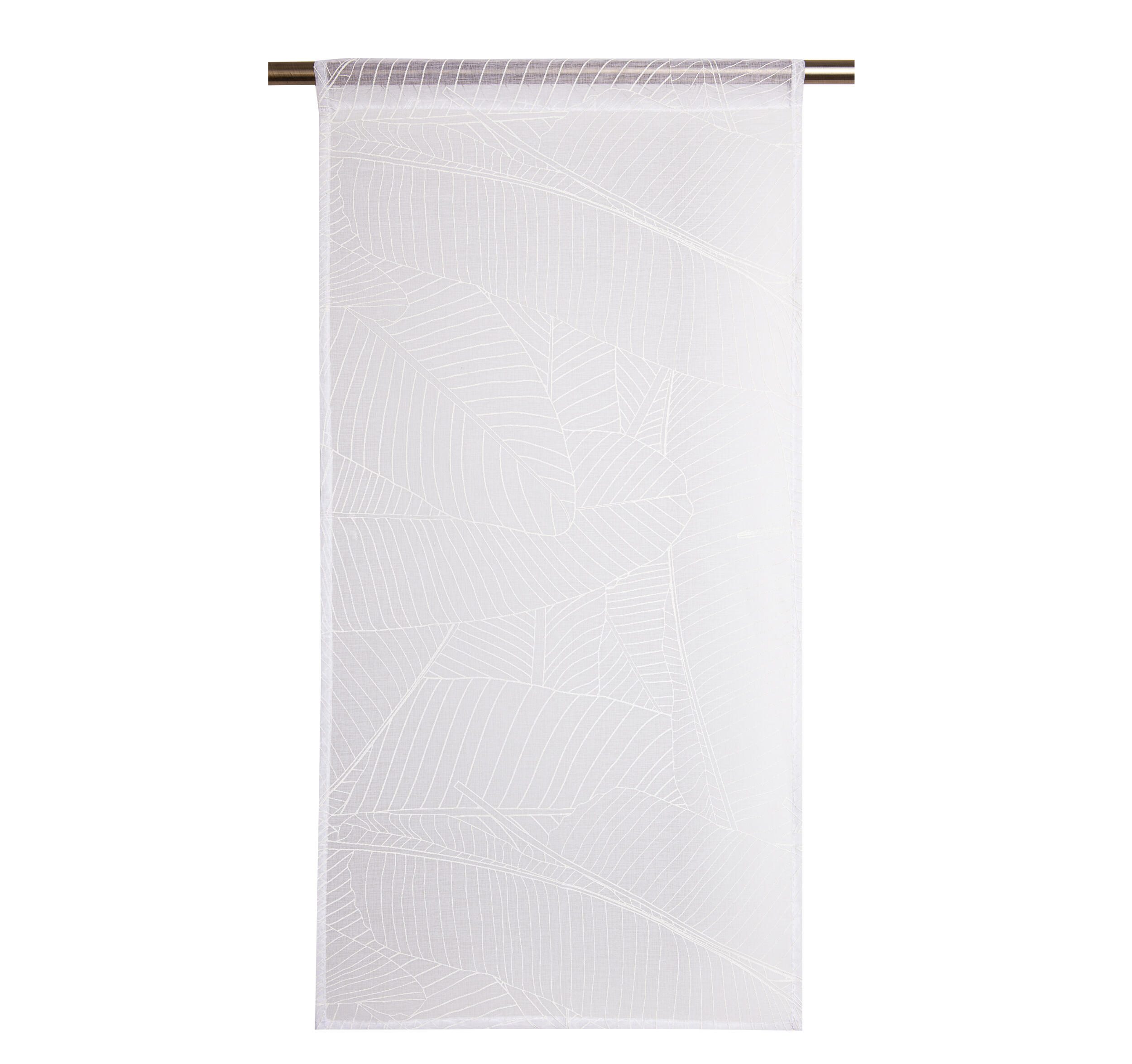 Vitrage tamisant, Lupita, blanc H.120 x l.60 cm - 3