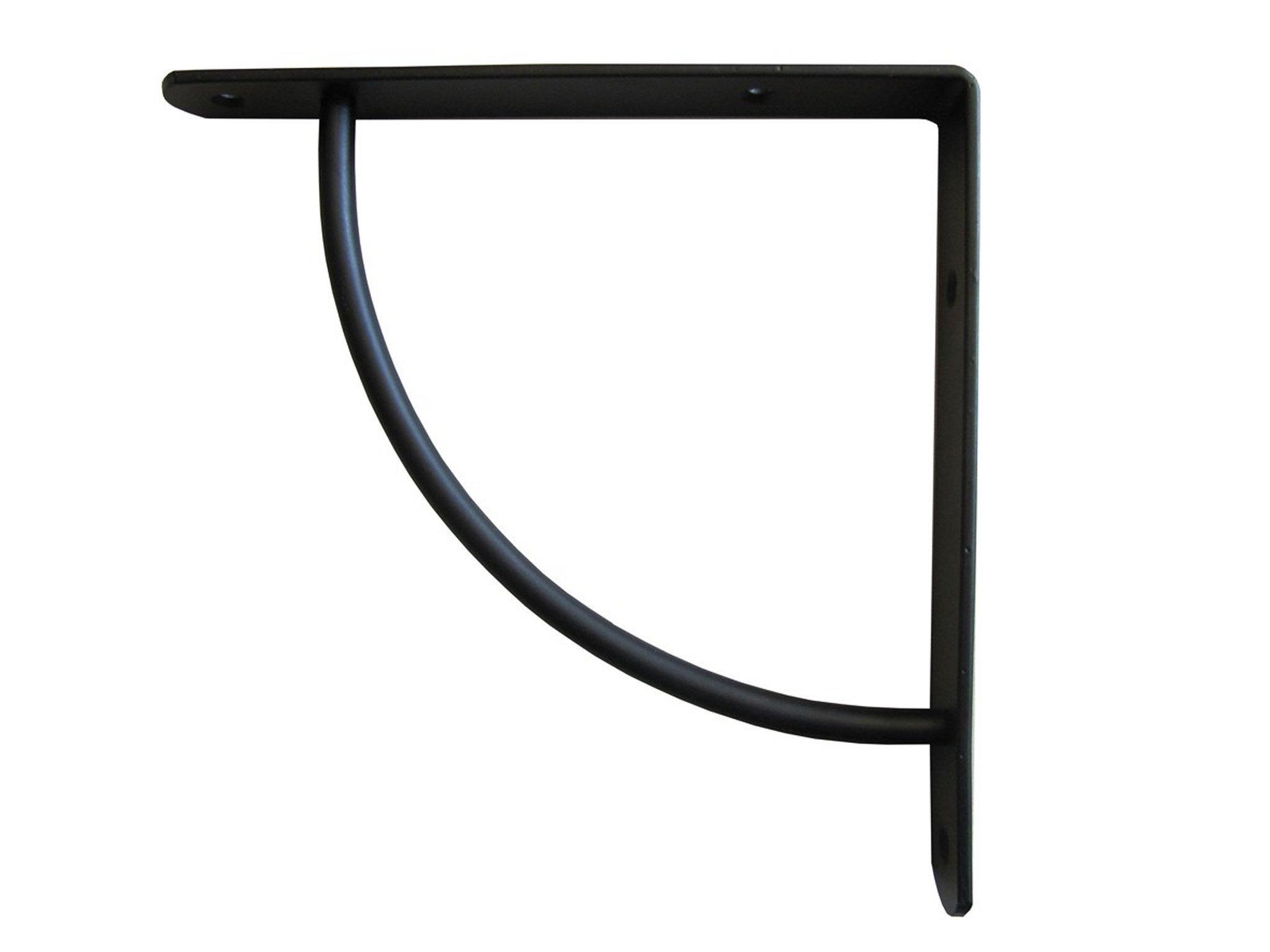 Equerre Bi bop acier epoxy noir, H.18 x P.18 cm - 4