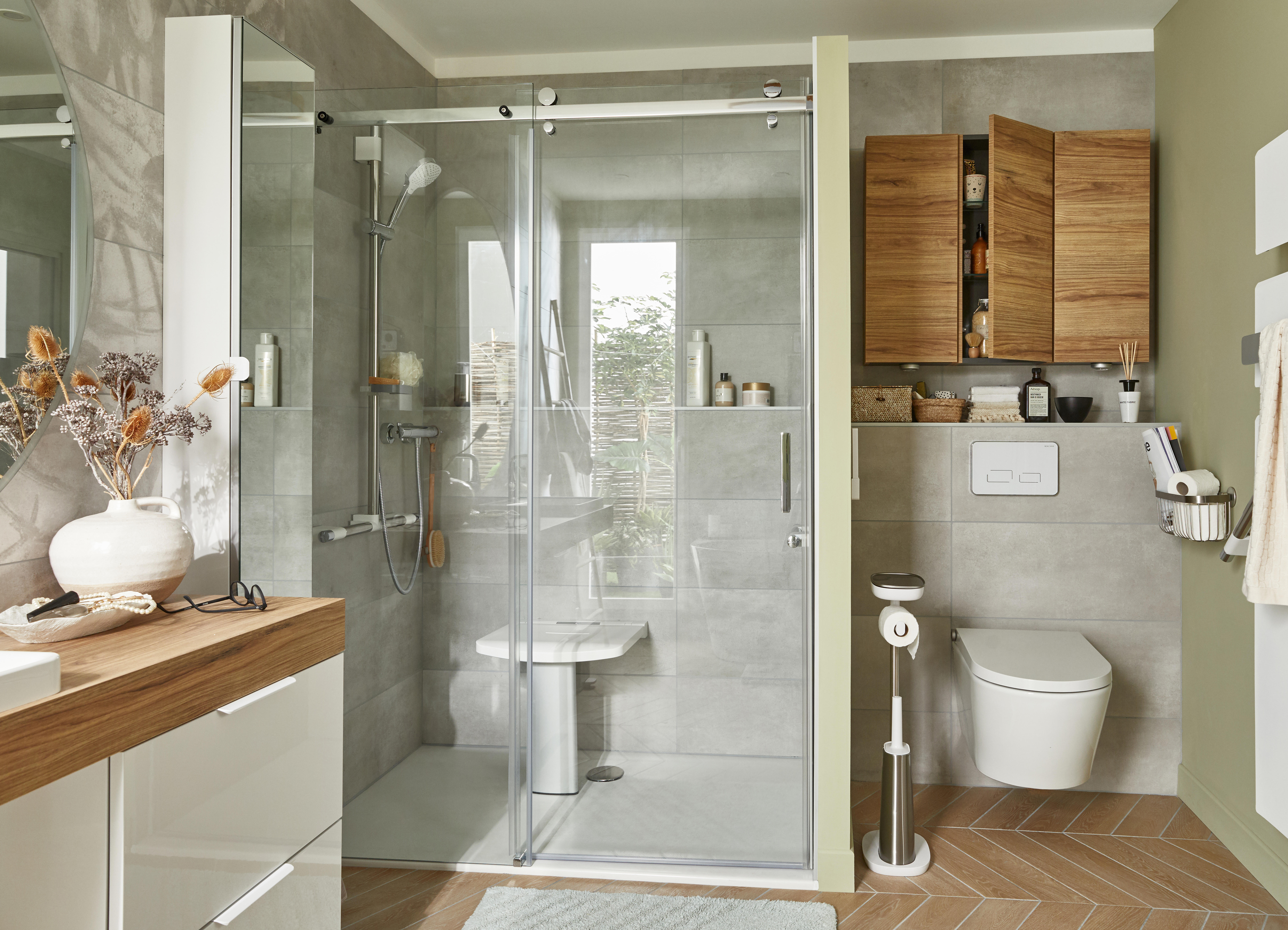 Piastrella da pavimento e rivestimento interno 11 x 54 cm Sp. 9 mm Amboise in gres porcellanato beige naturale satinato traffico medio forte (pei 3/5) R9 0.94 mq - 5