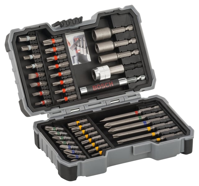Coffret d'embouts de vissage et douilles, 43 pièces BOSCH PROFESSIONAL