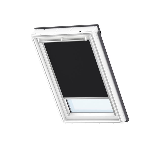 Store pour fenêtre de toit VELUX occultant manuel noir DKL MK04 3009S, cadre gri