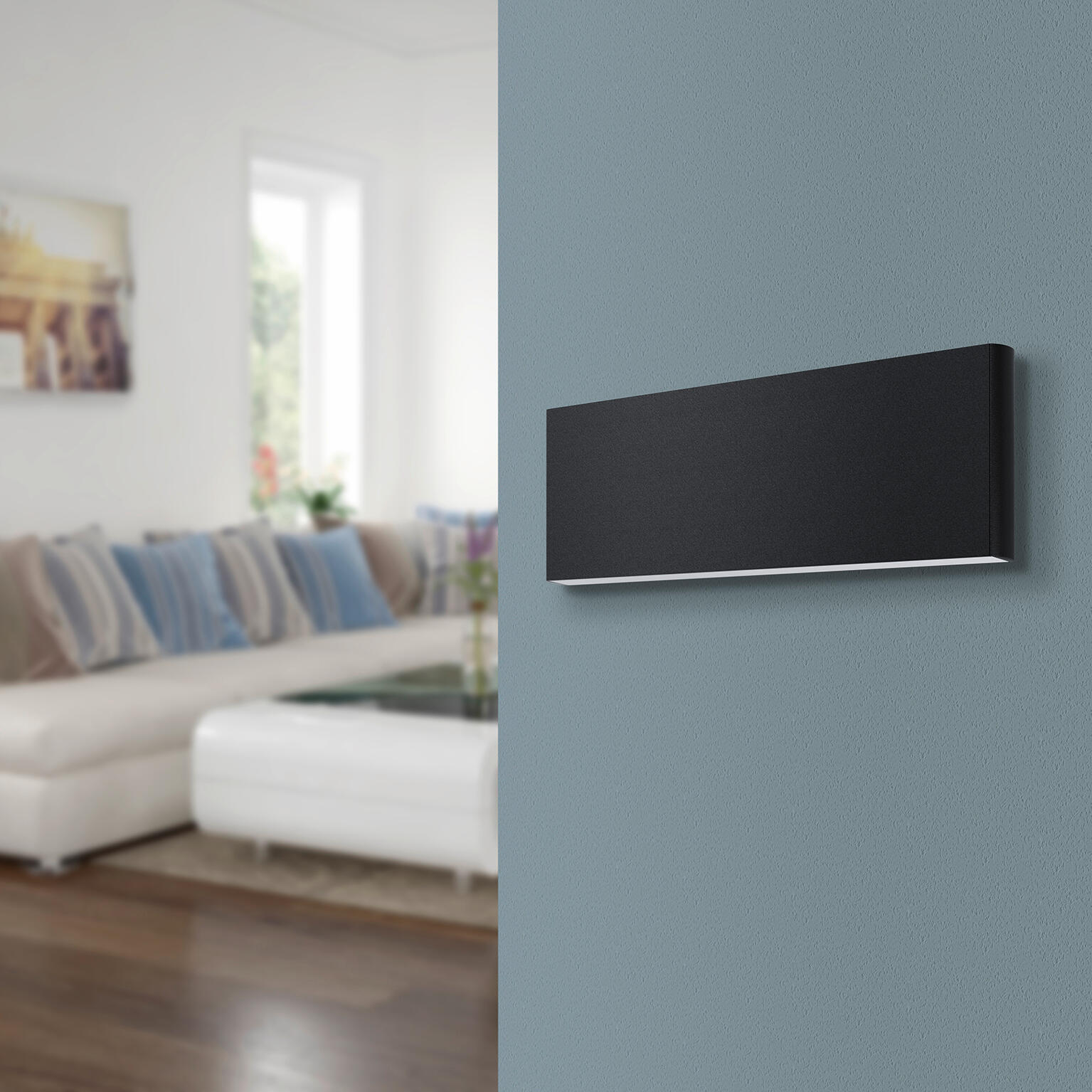 Applique LED, aluminium / plastique, noir, Climène, EGLO - 2