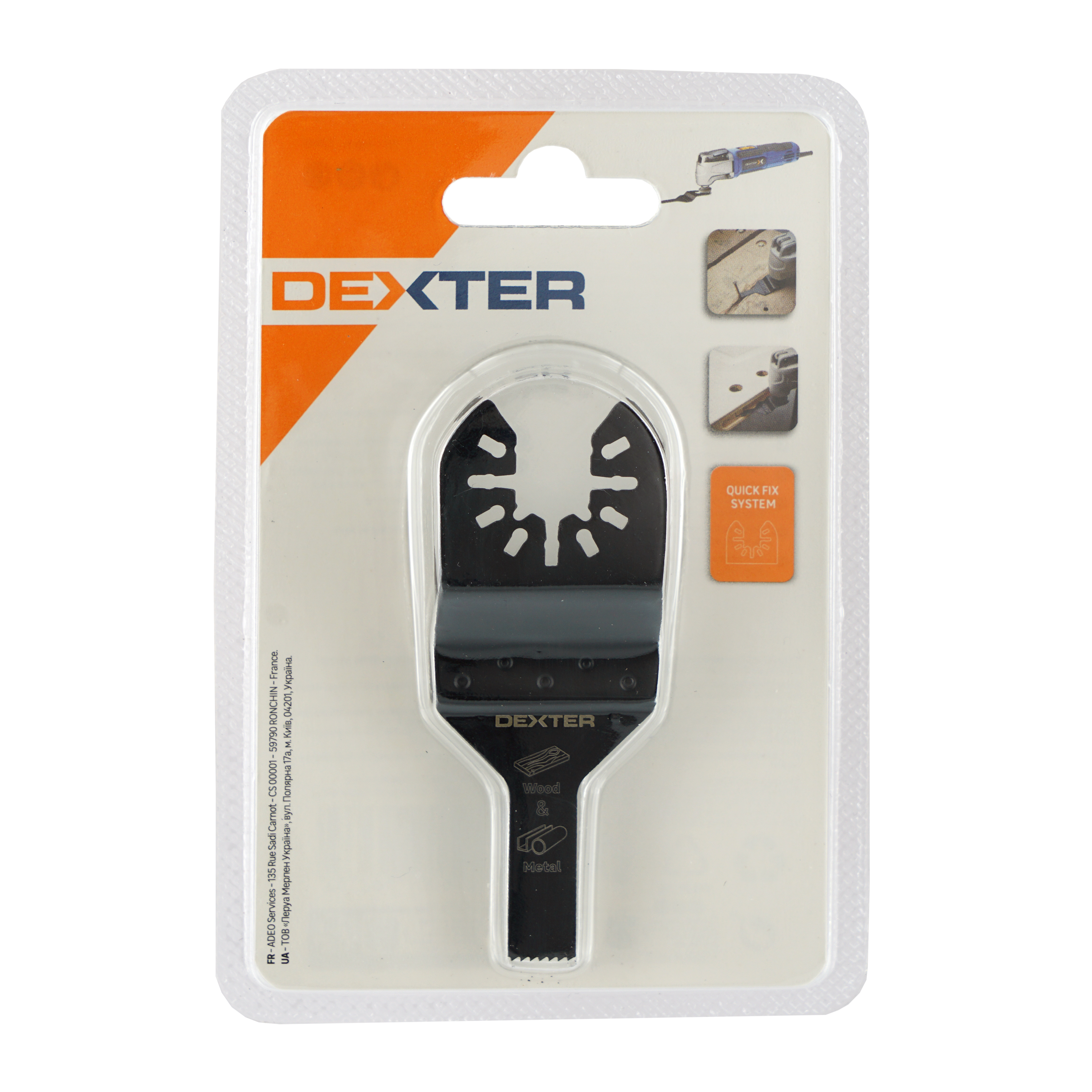 Brzeszczot BIM do wieloczynnościówki 10 mm DEXTER - 2