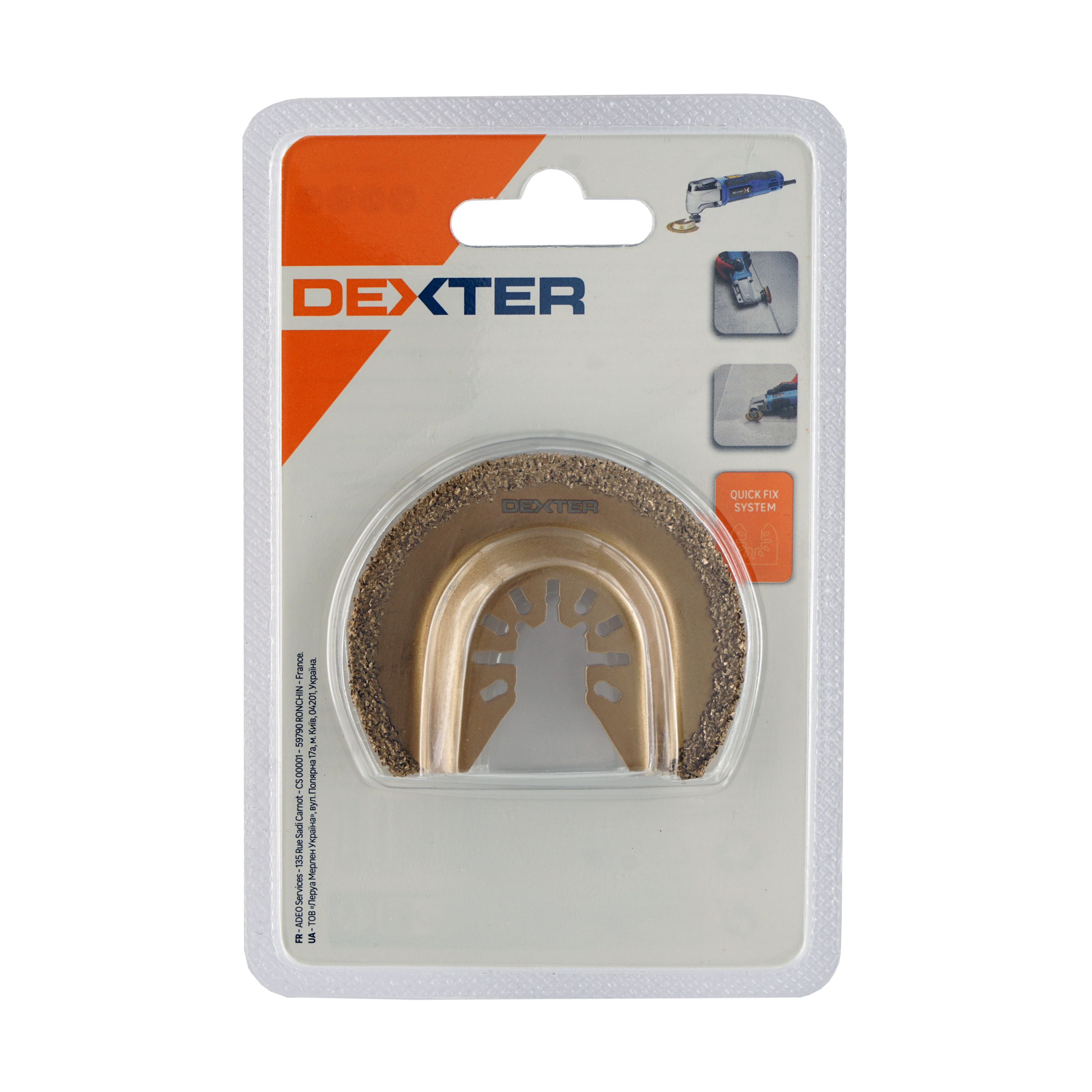 Tarcza półokrągła diamentowa wielofunkcyjna 65 mm DEXTER - 6