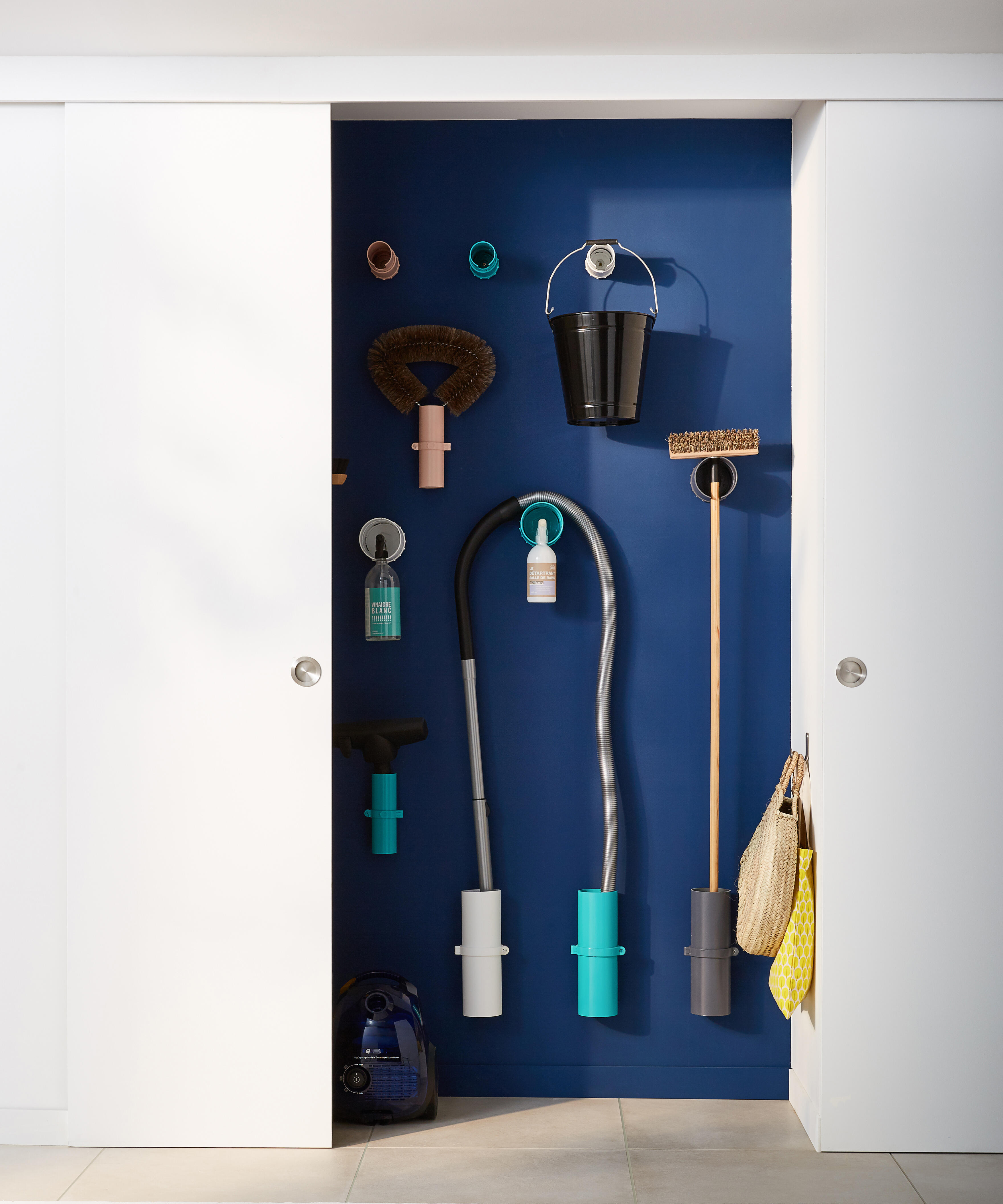 Ensemble seau  + pelle + balai noir & bois LE MARQUIER - 4