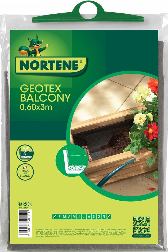 Feutre de drainage pour jardinière NORTENE 150011