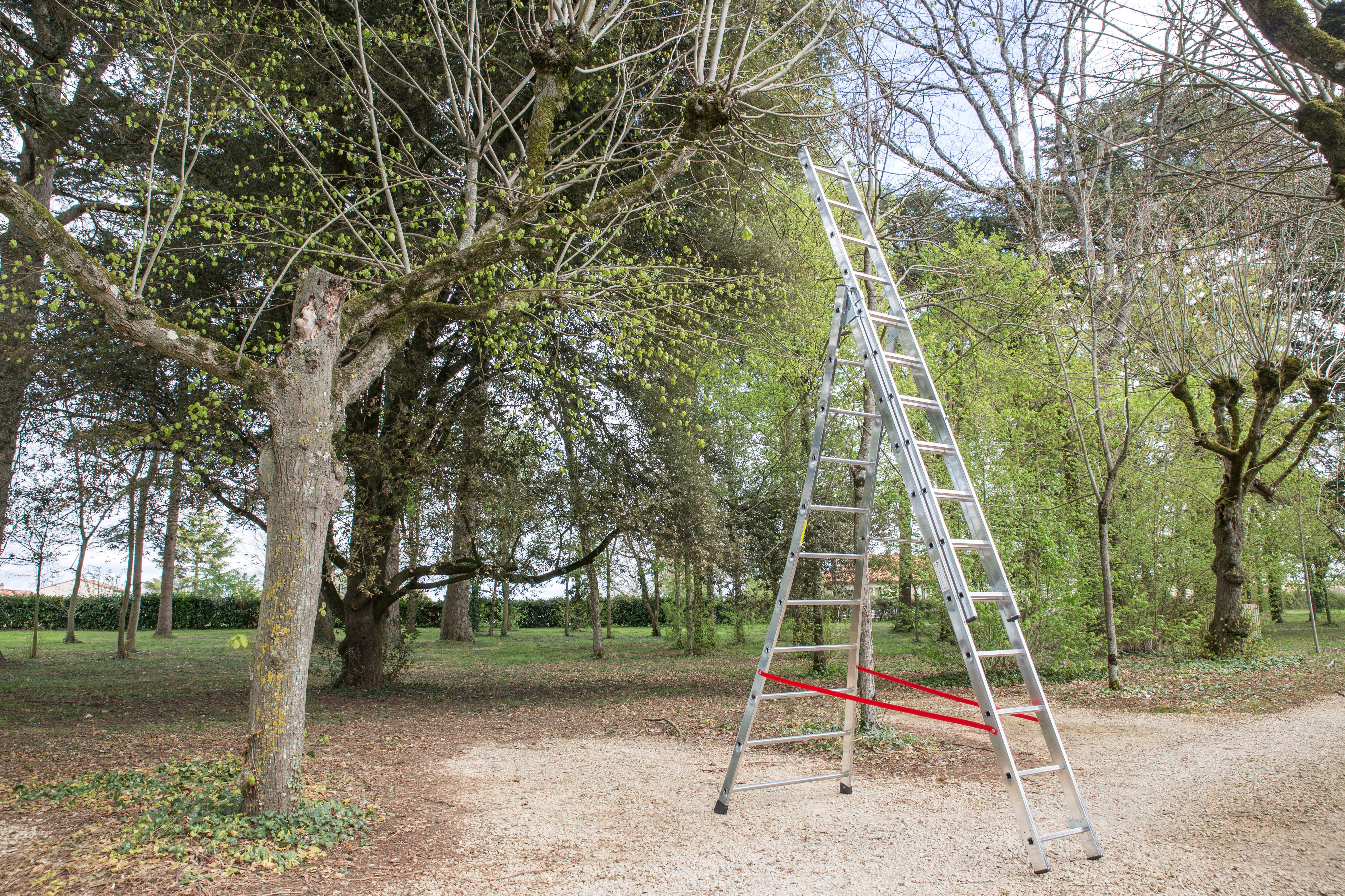 Echelle transformable aluminium HAILO 33 marches - 4