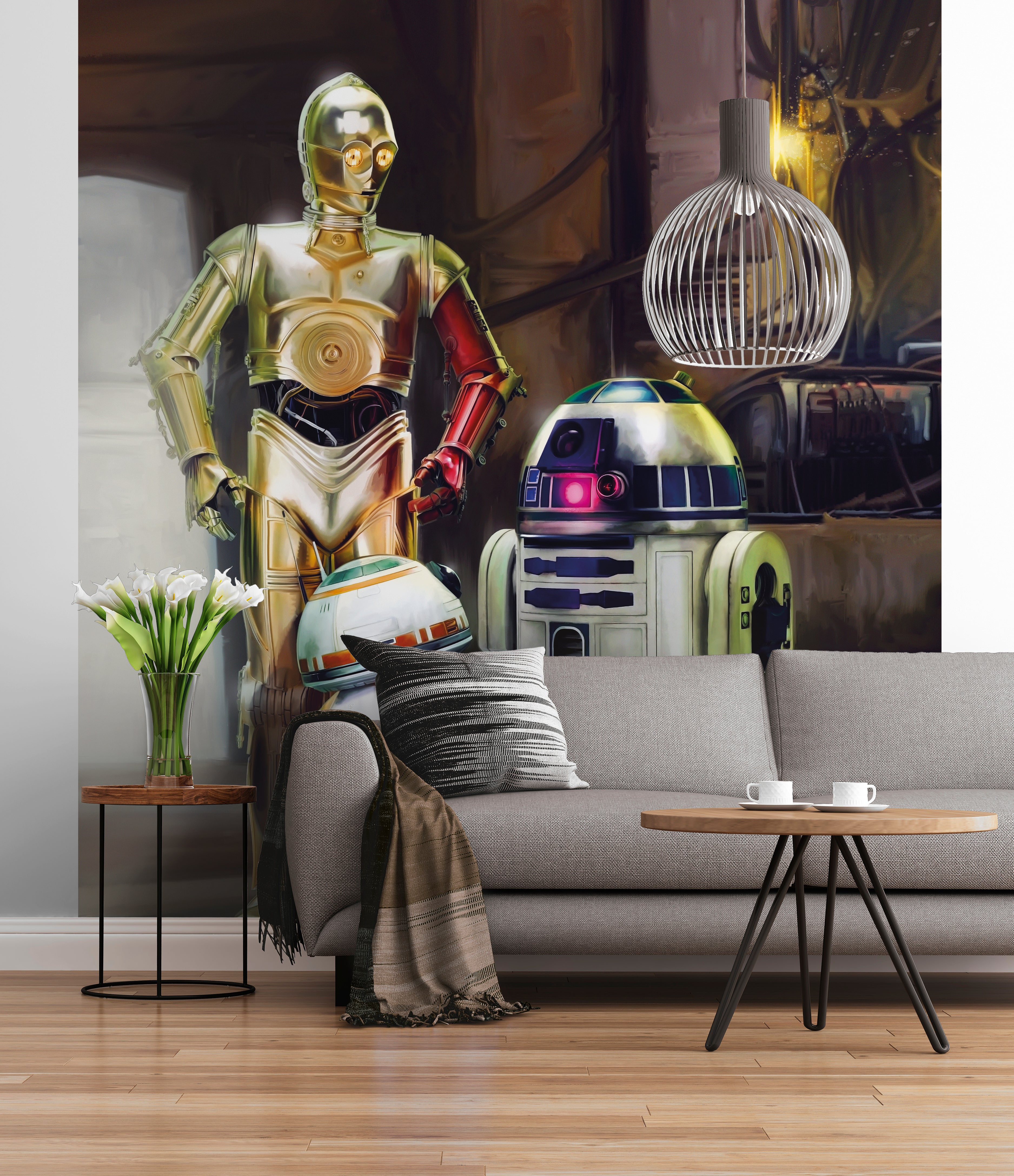 Star Wars Tela Quadro Decorativo, Multicolore, Dimensioni 30 X 40 Cm, Licenza Ufficiale, Pronto Da Appendere