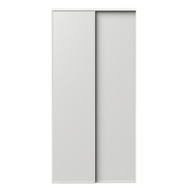 Portes de placard coulissantes 2 portes blanc l120xH250cm