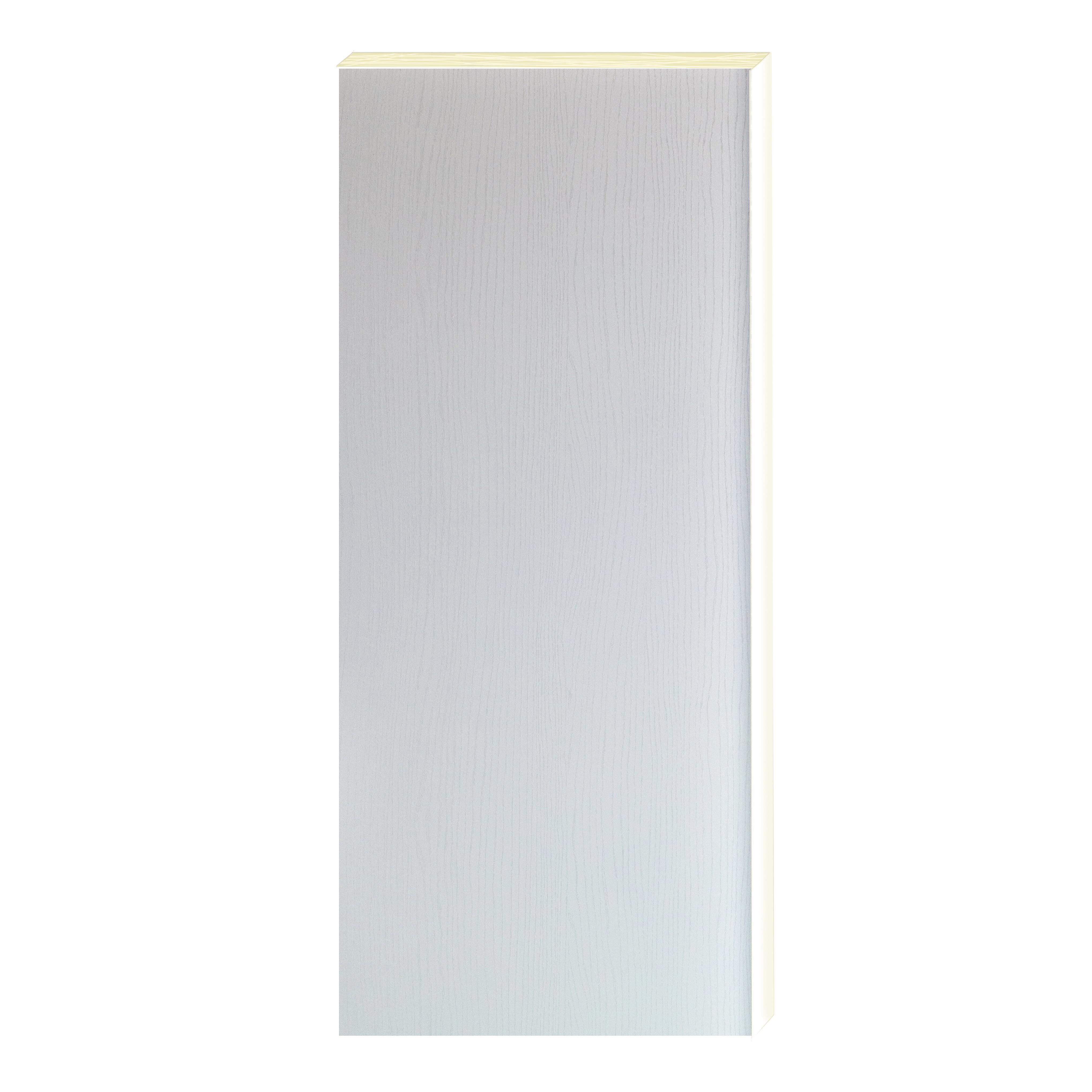 Porta scorrevole reversibile Renoir in mdf bianco, L 92.5 x H 211.5 cm, con binario Loft - 2