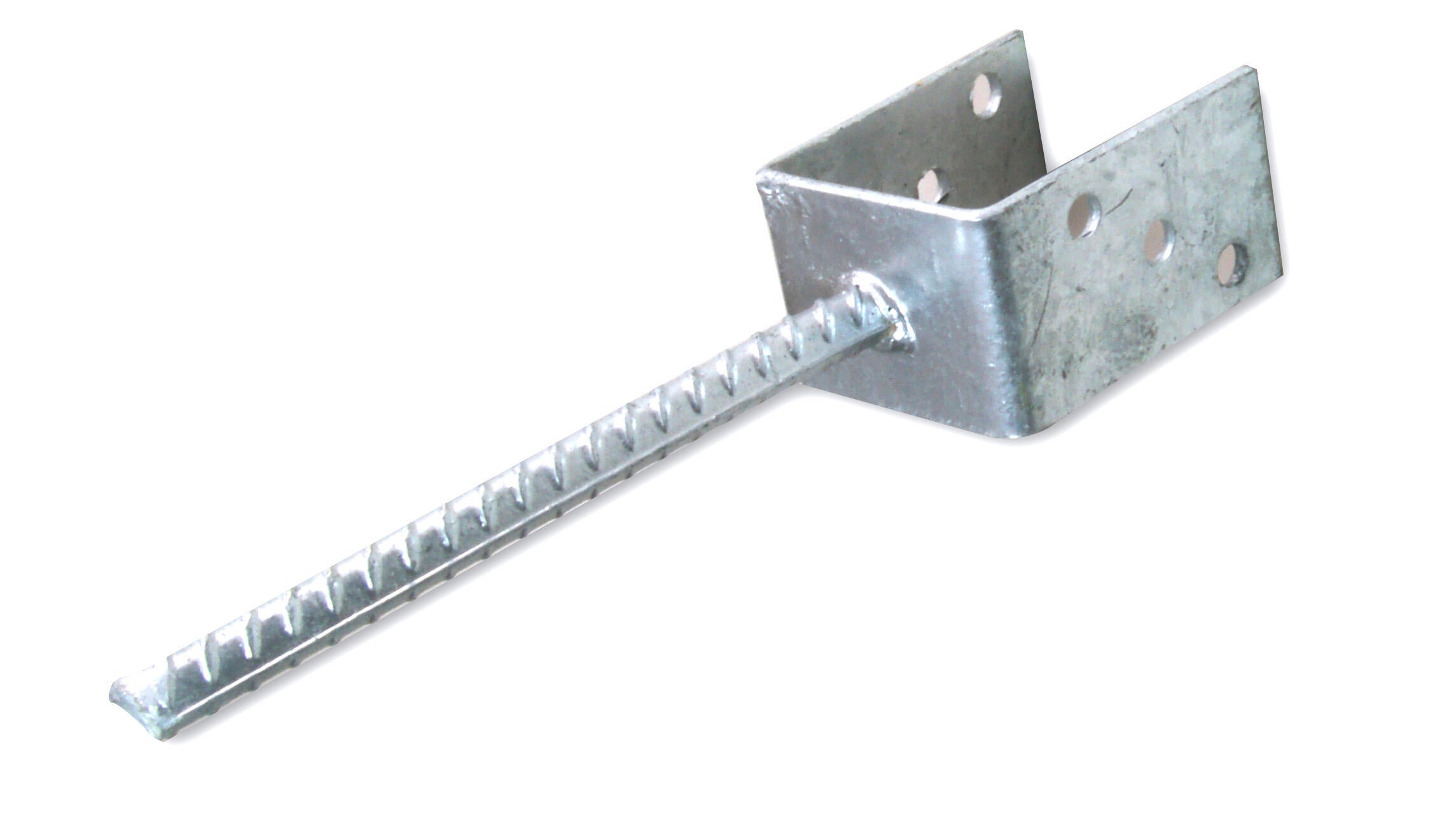 Support à sceller acier en y gris, H.30 x l.7 x P.7 cm - 2
