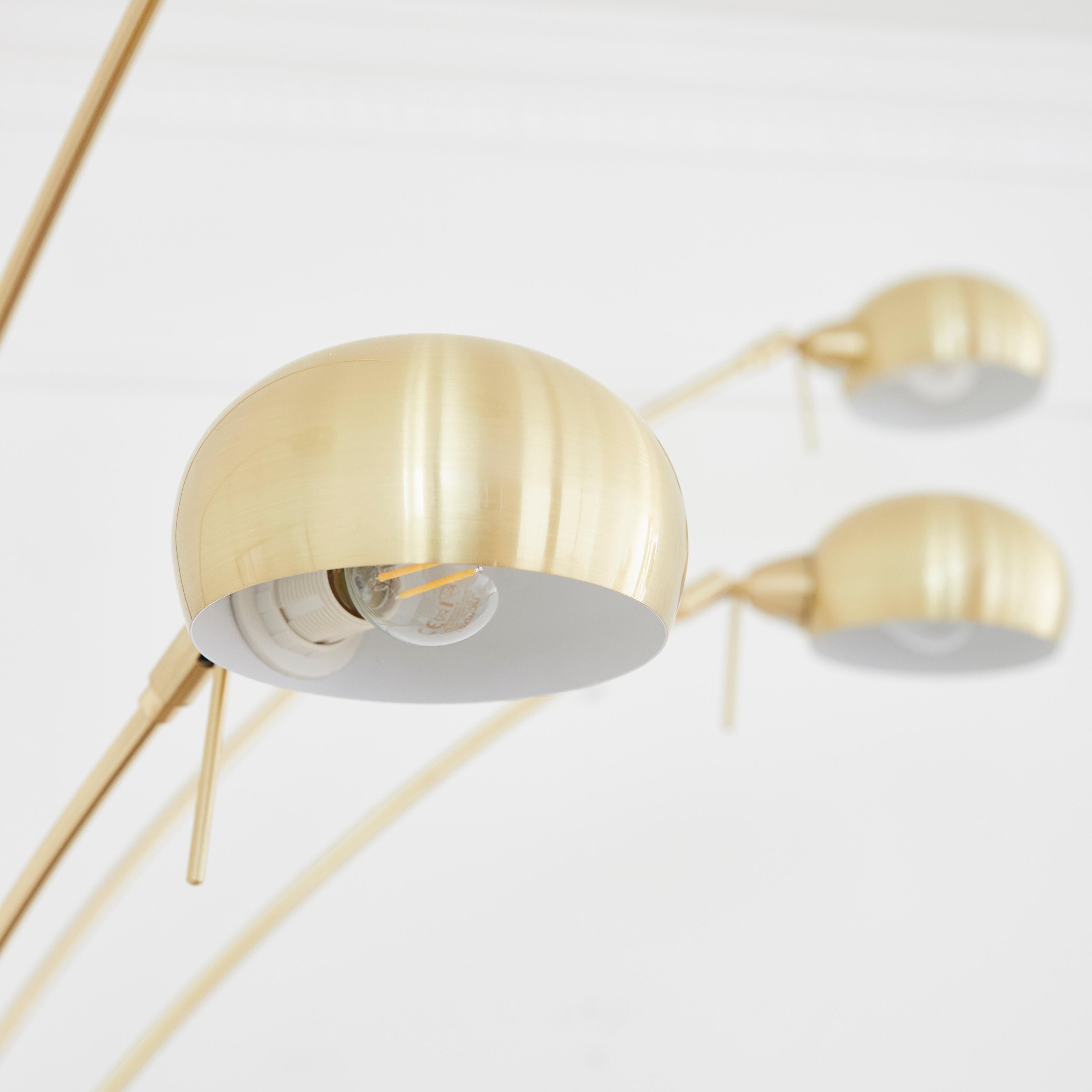 Lampadaire Kimi, acier, doré,  H.228 cm INSPIRE, E14 - 9