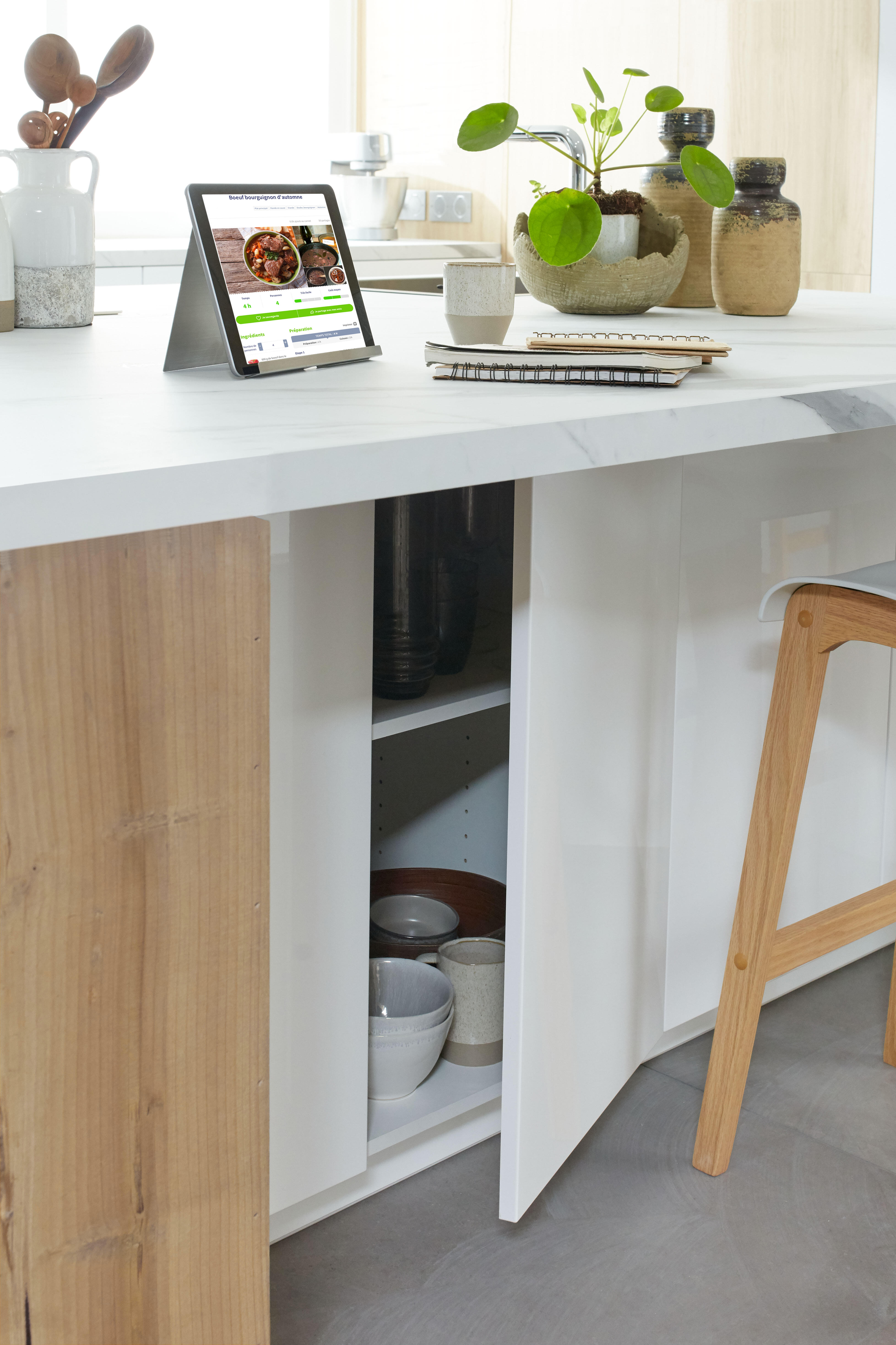 Porta de cozinha Delinia Sevilha 45X77 cm branco brilho - 9