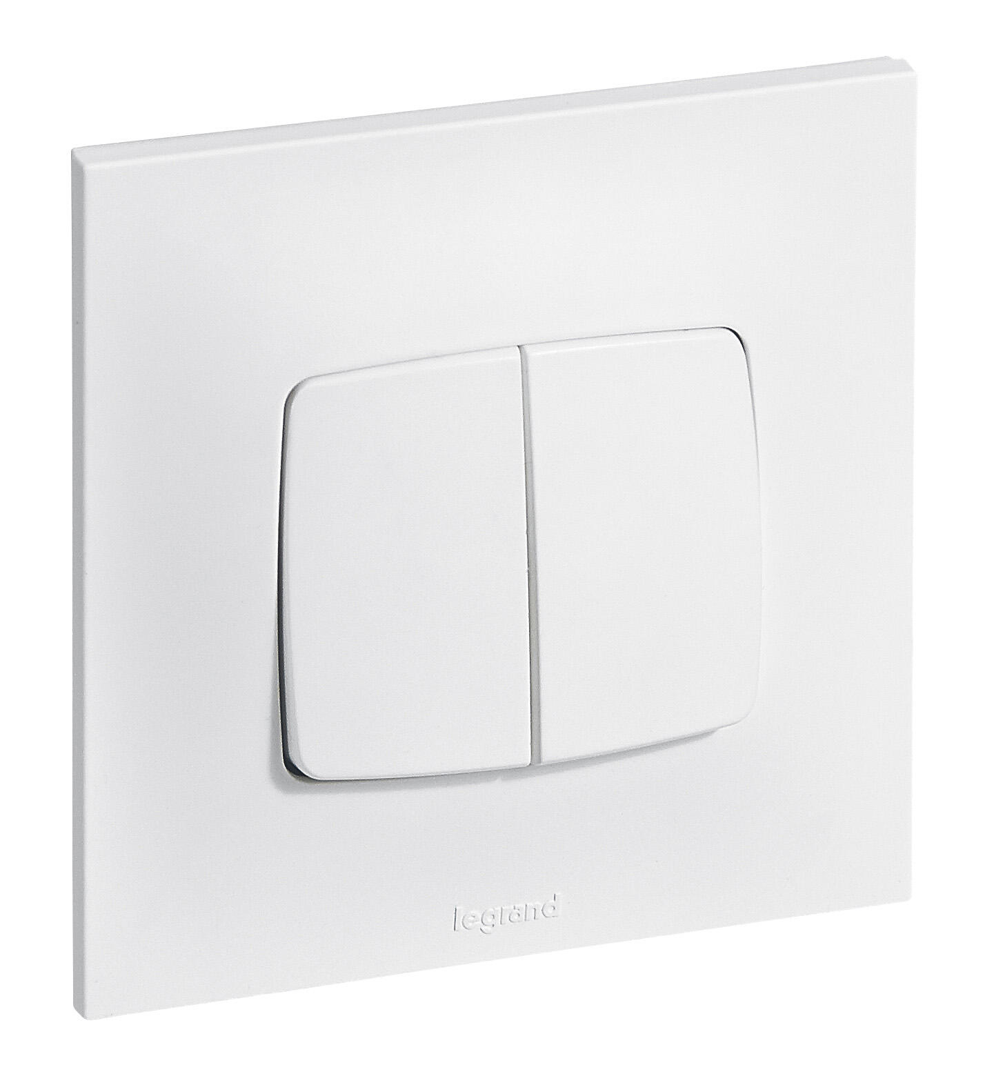 Interrupteur va-et-vient et poussoir complet, LEGRAND Neptune, blanc - 5