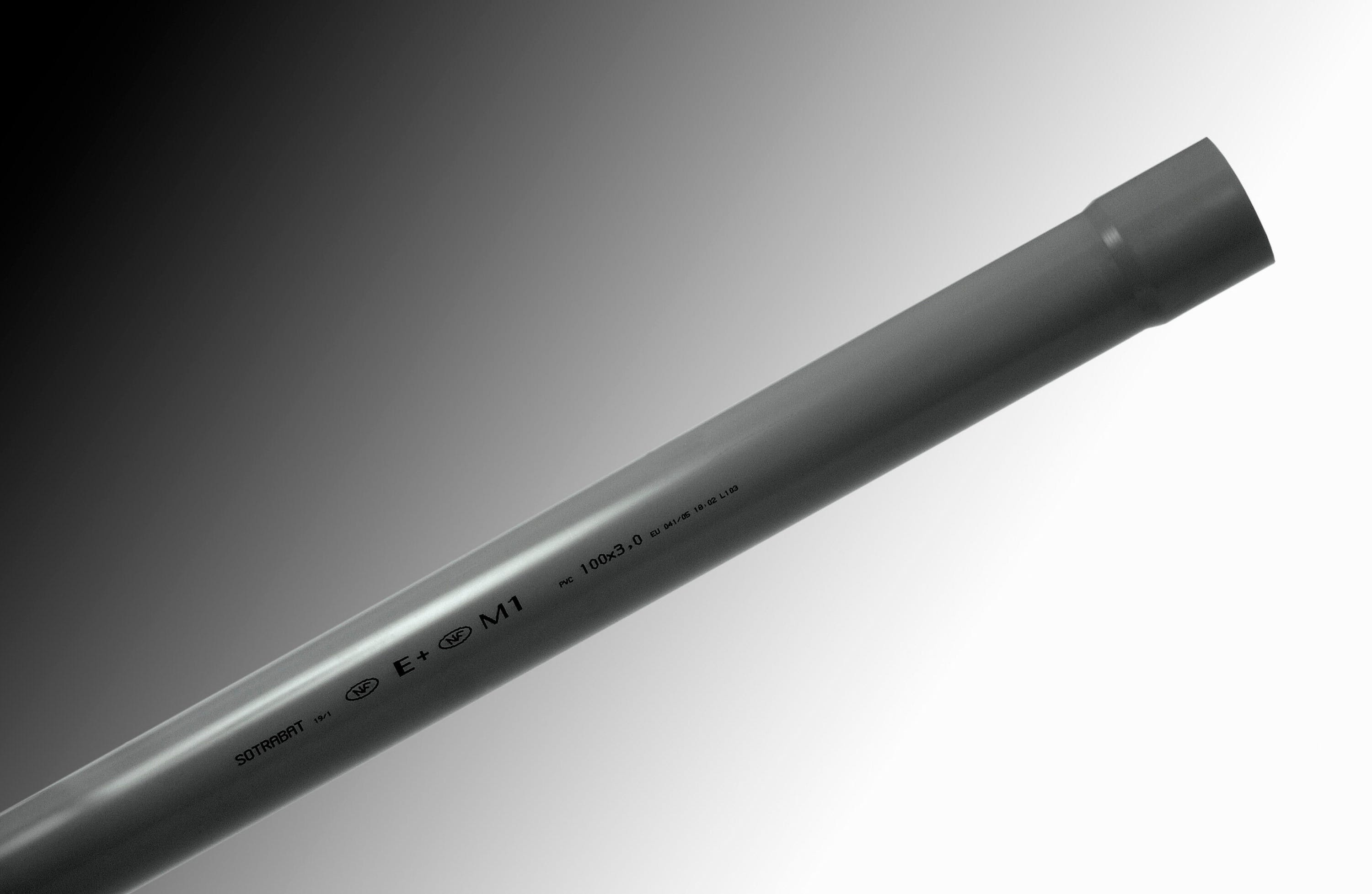 Cl100 Pvc 1PX Tube PVC non normé, Diam.100 mm L.2 m | Leroy Merlin