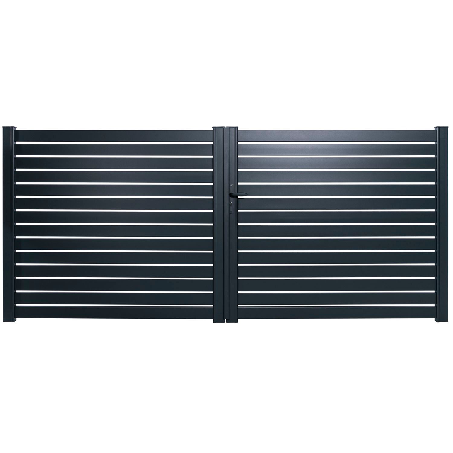 Cancela aluminio 153x349cm