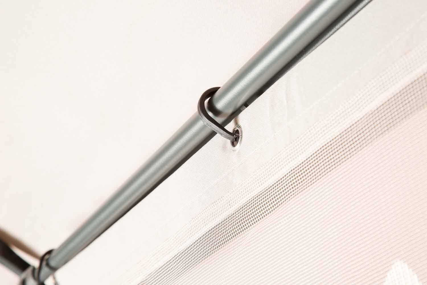 Tonnelle autoportant Ysis NATERIAL aluminium gris anthracite, 11.93 m² - 5