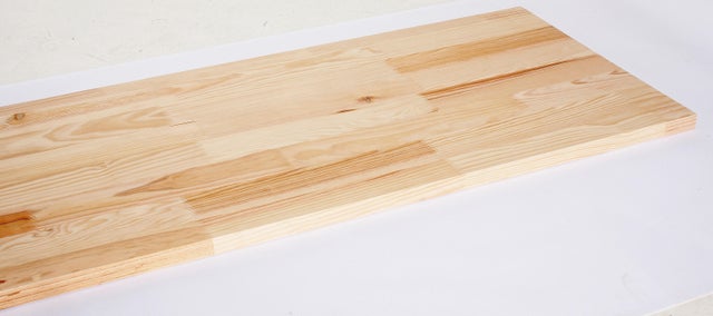 Plateau établi pin noueux, L.200 x l.60 cm x Ep.34 mm