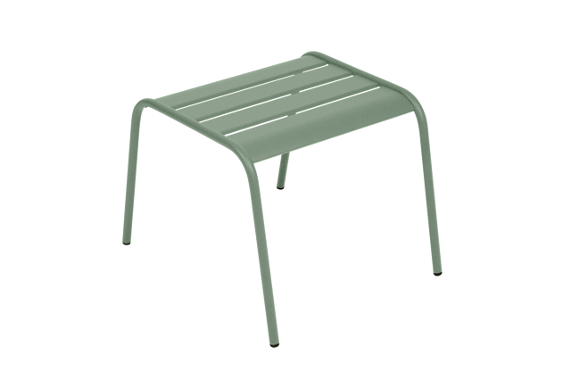 Table de jardin basse FERMOB Monceau rectangulaire vert 1 personnes