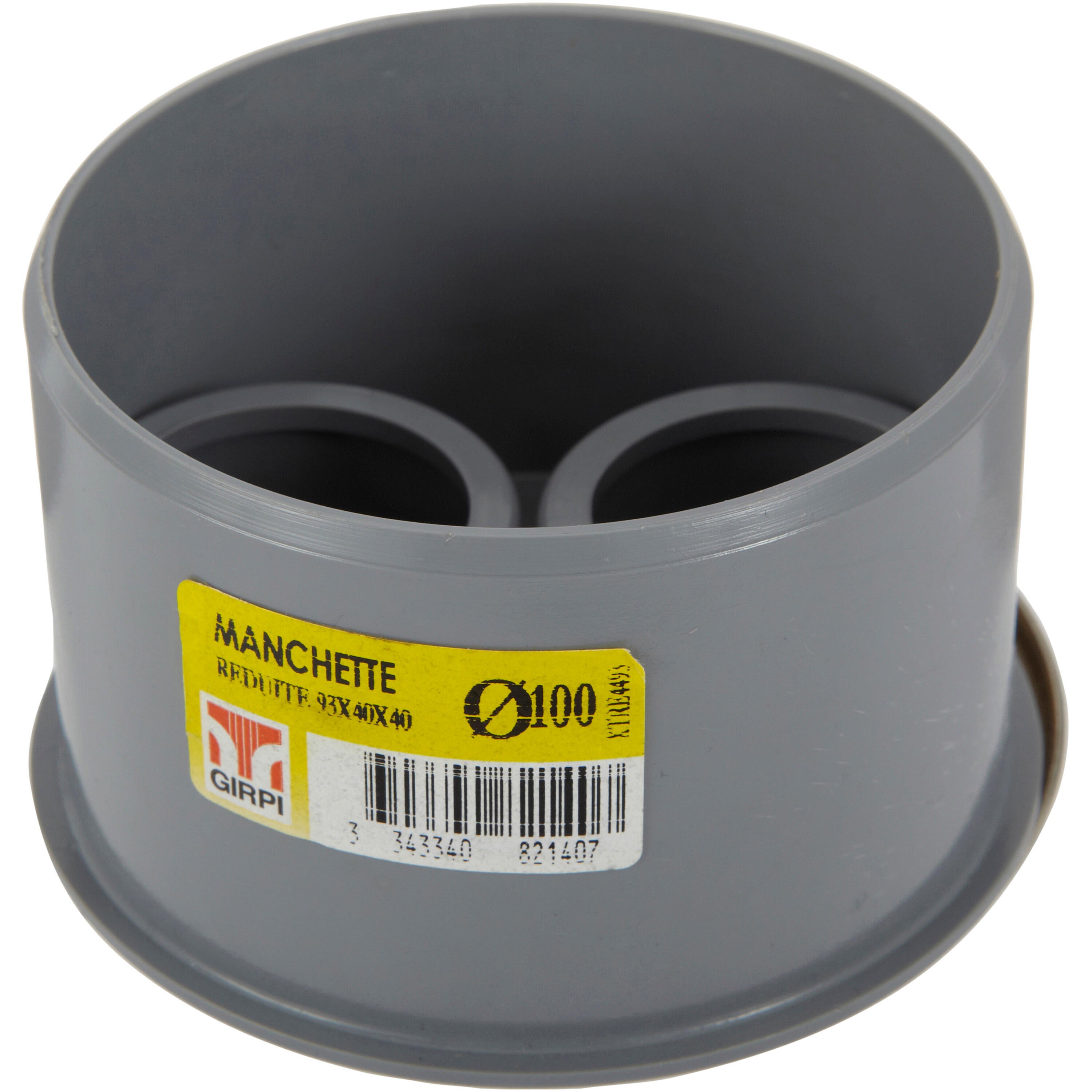Tampon de réduction en pvc à coller, femelle / mâle, D93/40/40 - 2