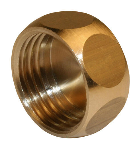 Lot de 2 Bouchons pour tuyau cuivre à visser F/F D.3/4