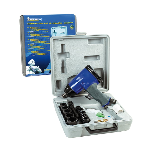 Avvitatore pneumatico a impulsi a filo MICHELIN IMPACT WRENCH KIT 1086 FIAC 1/2 M  345 Nm 7000 giri/min
