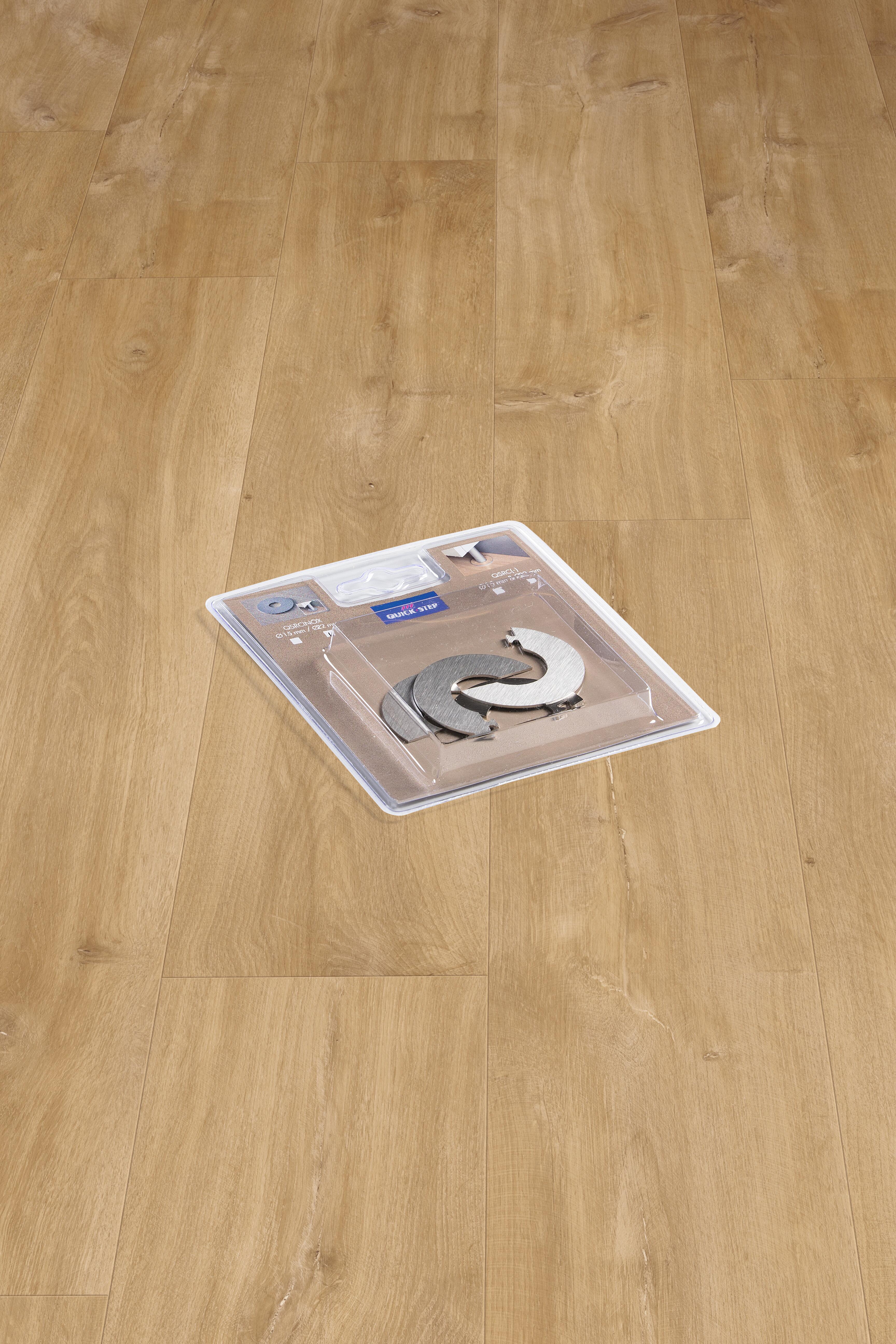 Lot de 2 rosaces, inox Diam.22mm, H1.9 x L.0.125 m, Ep.14 mm SENS BY QUICK-STEP - 2