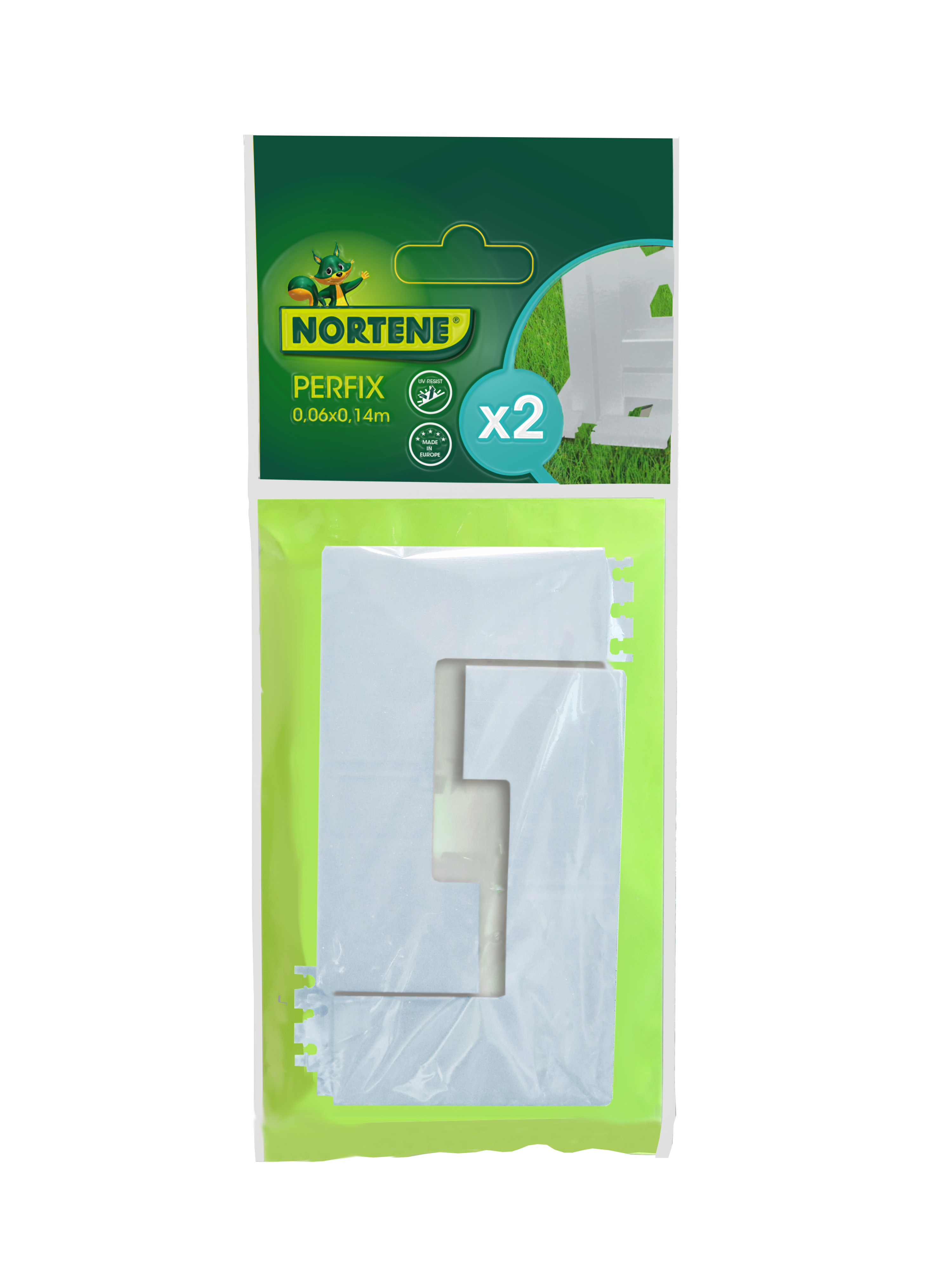 Terminale per palo in polipropilene bianco MOSAIC PRIVAT L 12.5 x H 12.5 x P 12.5 cm, 2 pezzi - 6