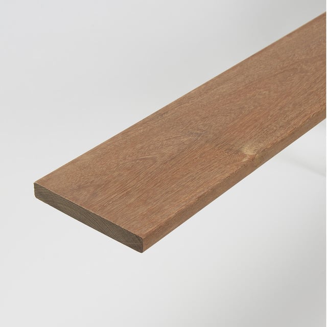 Lame terrasse bois ipé, L.240 x l.14.5 cm x Ep.21 mm