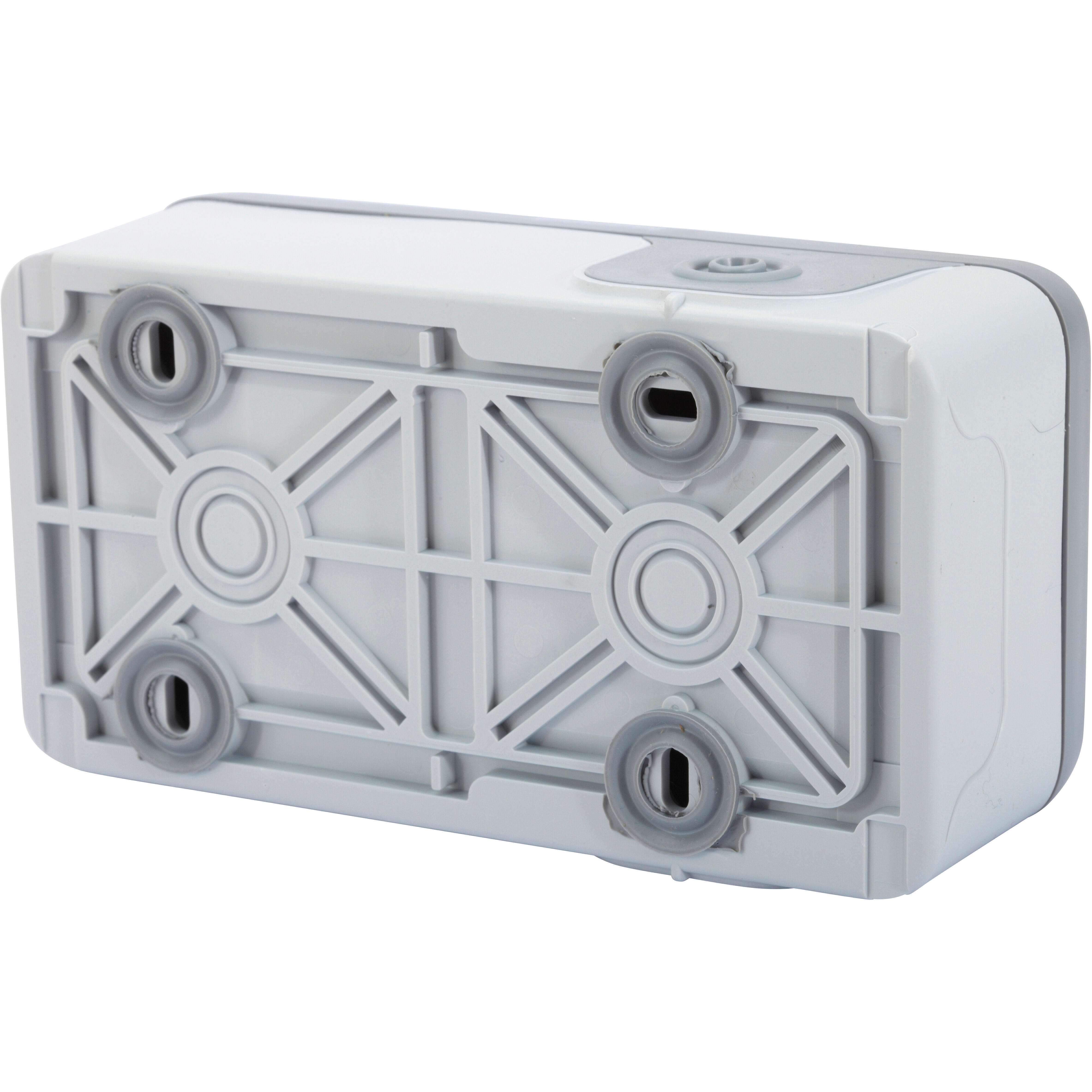 Double prise avec terre étanche horizontal Plexo, LEGRAND, gris - 4