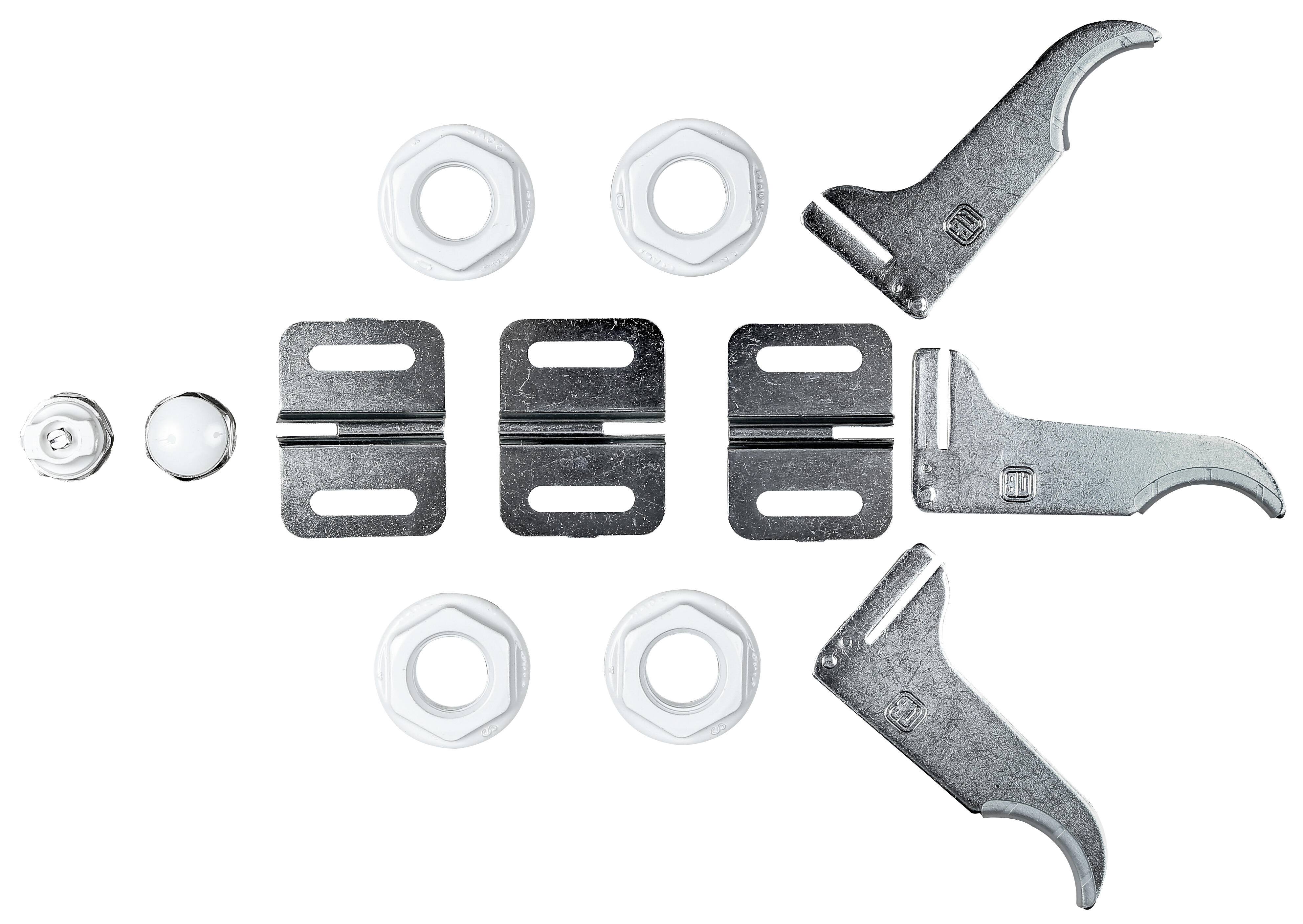 KIT DE FIXATION POUR RADIATEUR SIMUN ET EXTRATHERMSERIR avec Bouchons et reductions 1/2