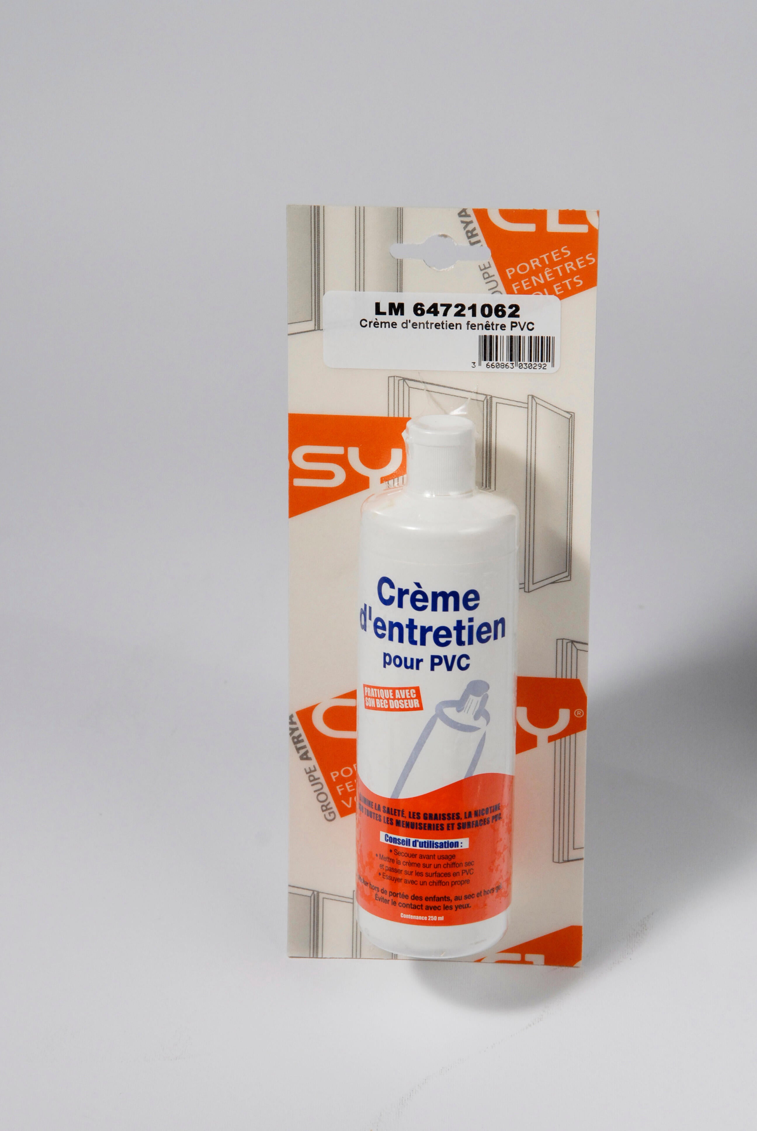 Nettoyant crème pour menuiseries PVC - 2