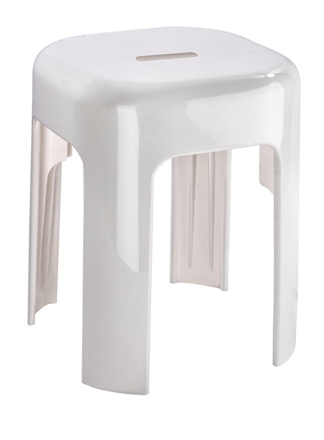 Tabouret à poser, blanc, Alaska