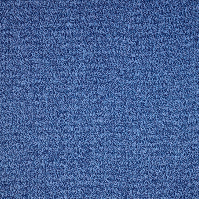 Moquette velours ras cercle bleu, Centaure 168 roi, rouleau l.4 m
