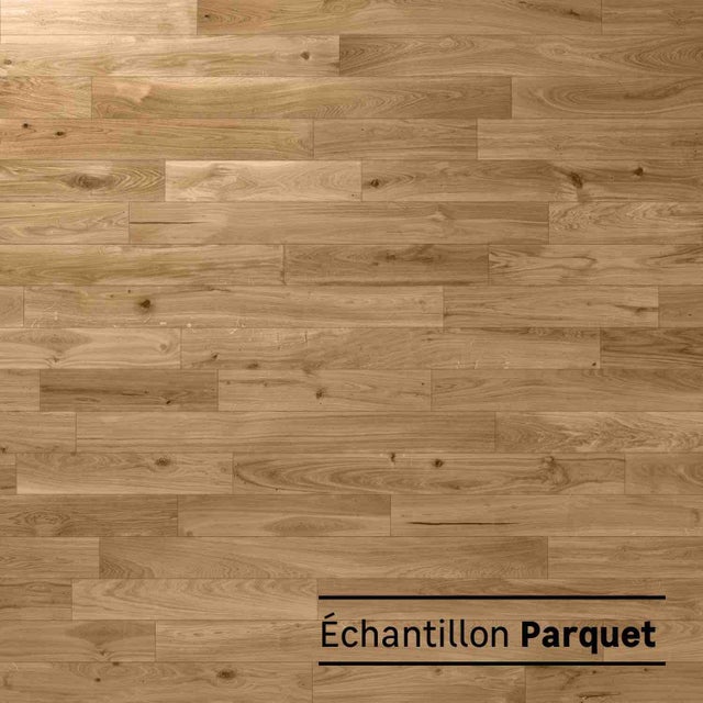 Echantillon Parquet massif chêne blond vitrifié M